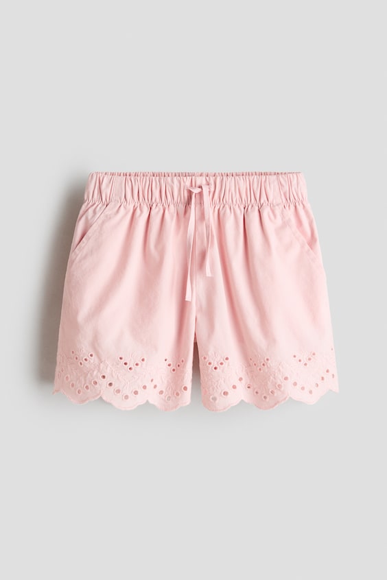 Детские шорты H&M Shorts with Eyelet Embroidery