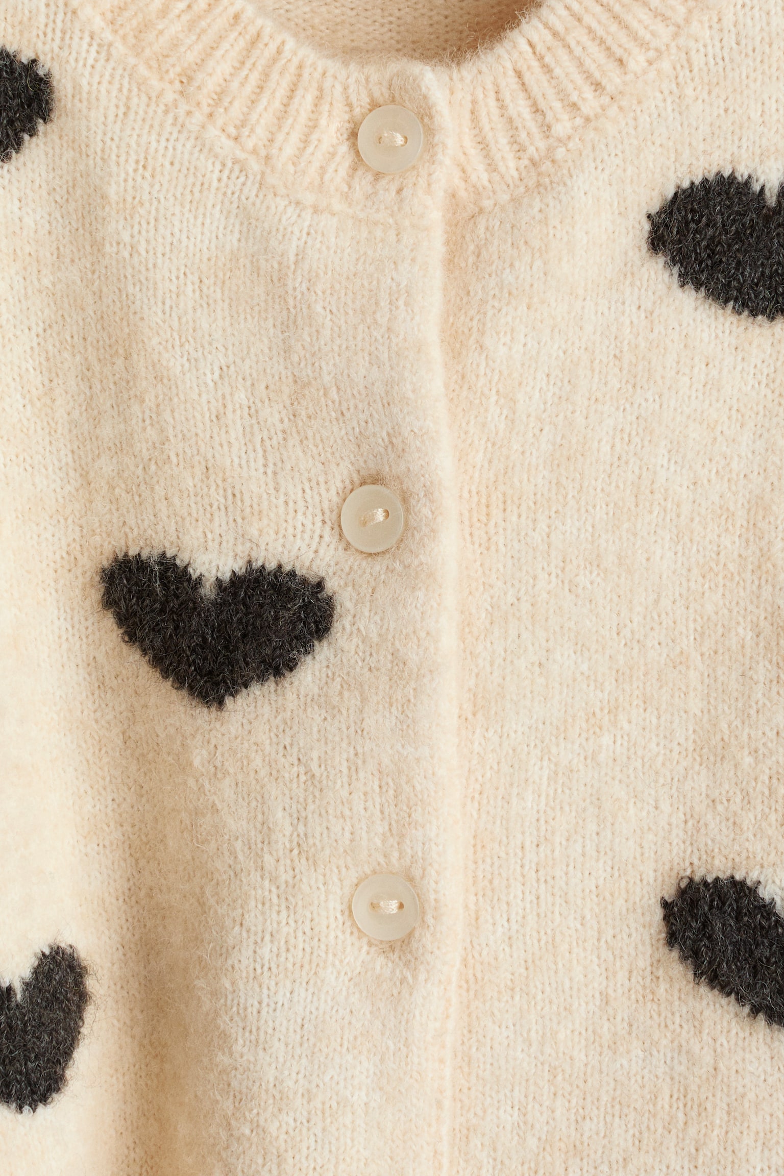 Детский кардиган H&M Patterned, цвет: Светлый бежевый — фото 2