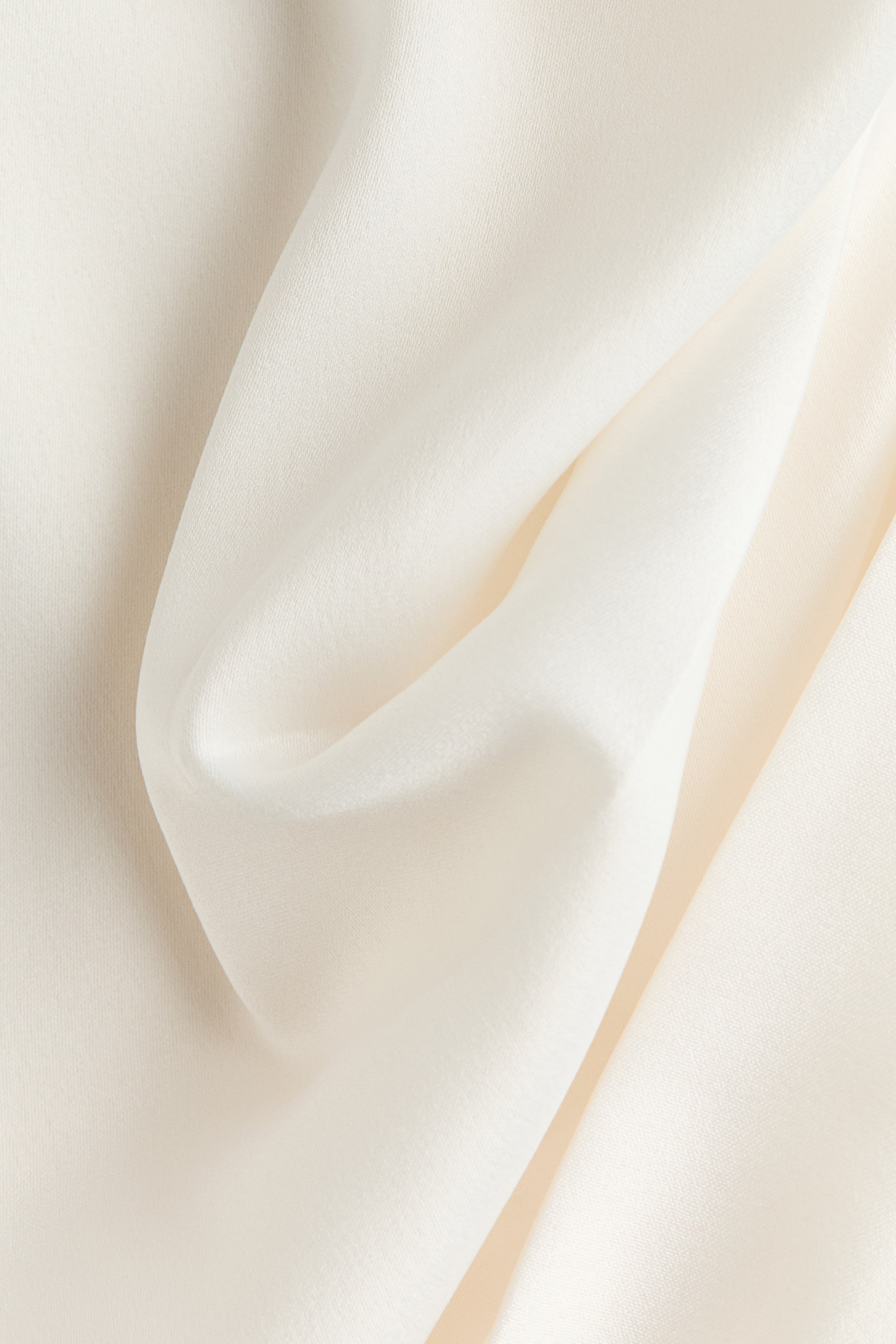 Draped Satin Dress