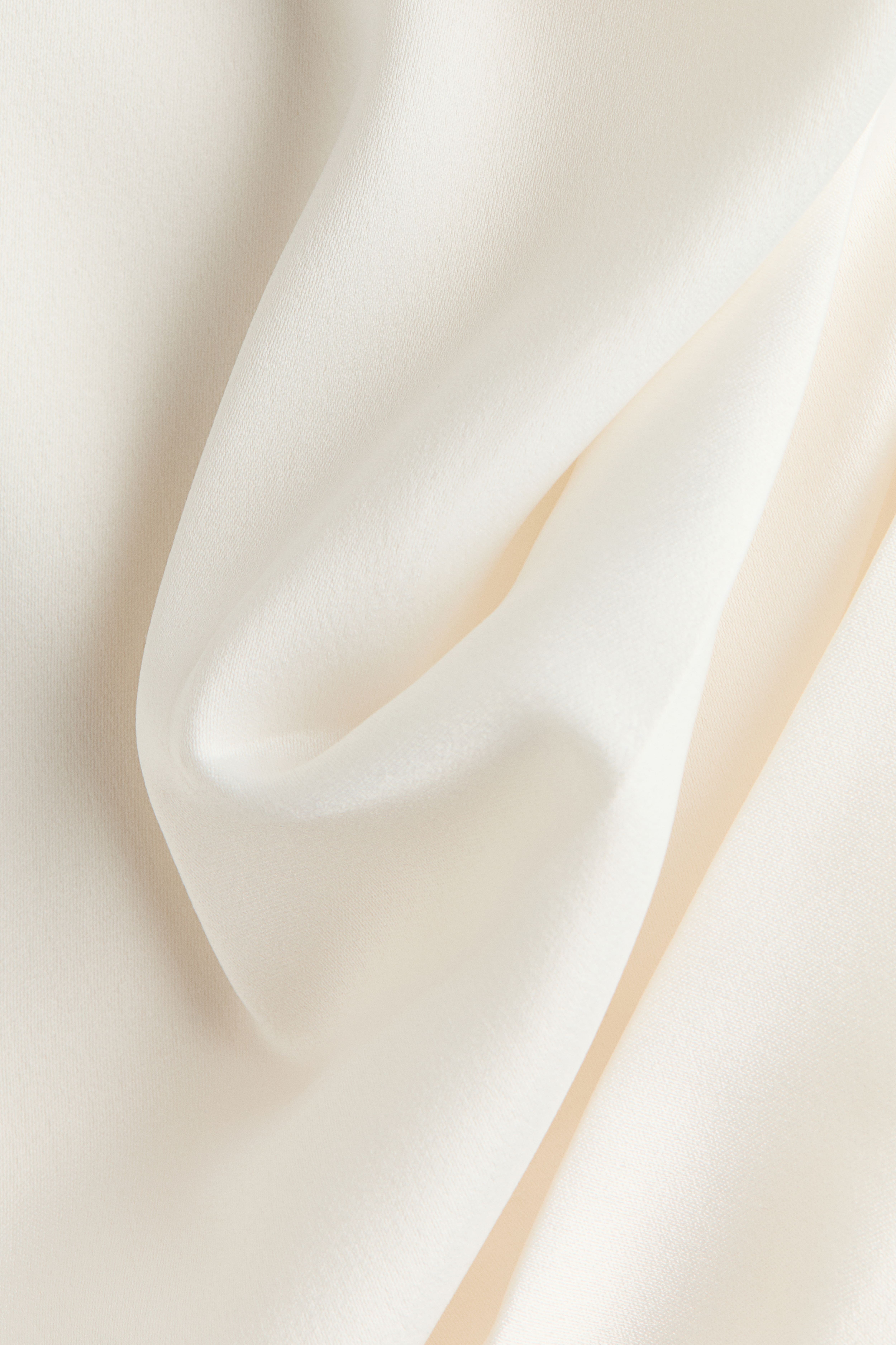 Draped Satin Dress