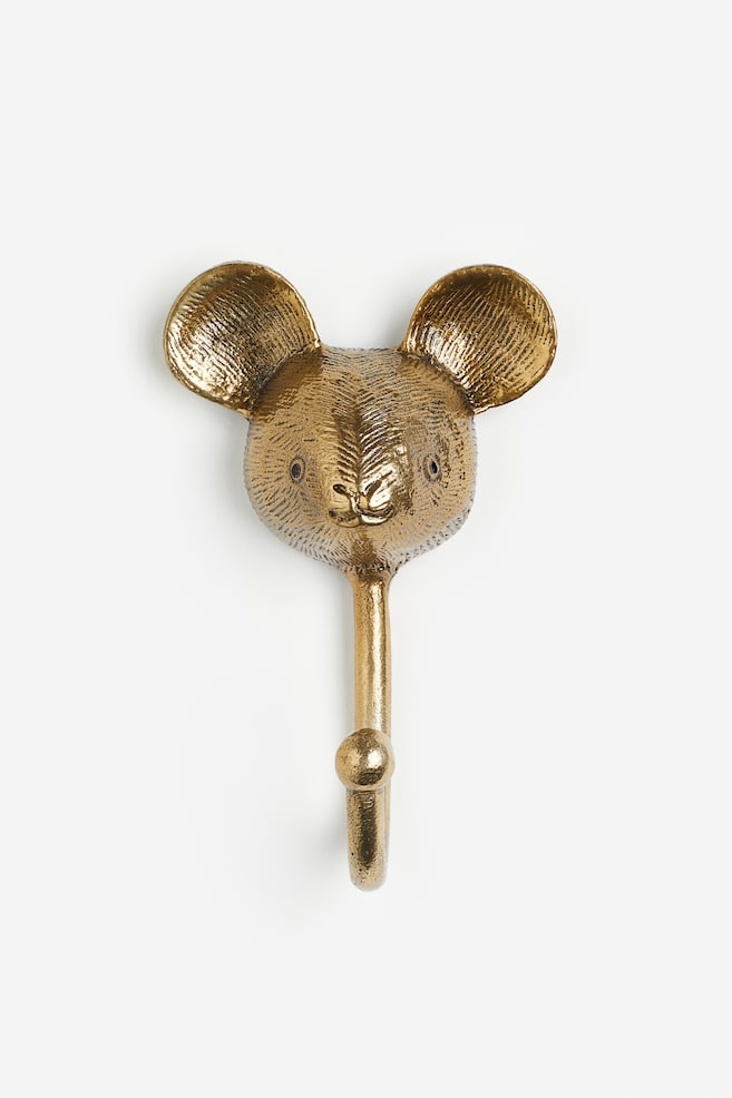 Metal hook - Gold-coloured/Mouse/Gold-coloured/Bunny - 1