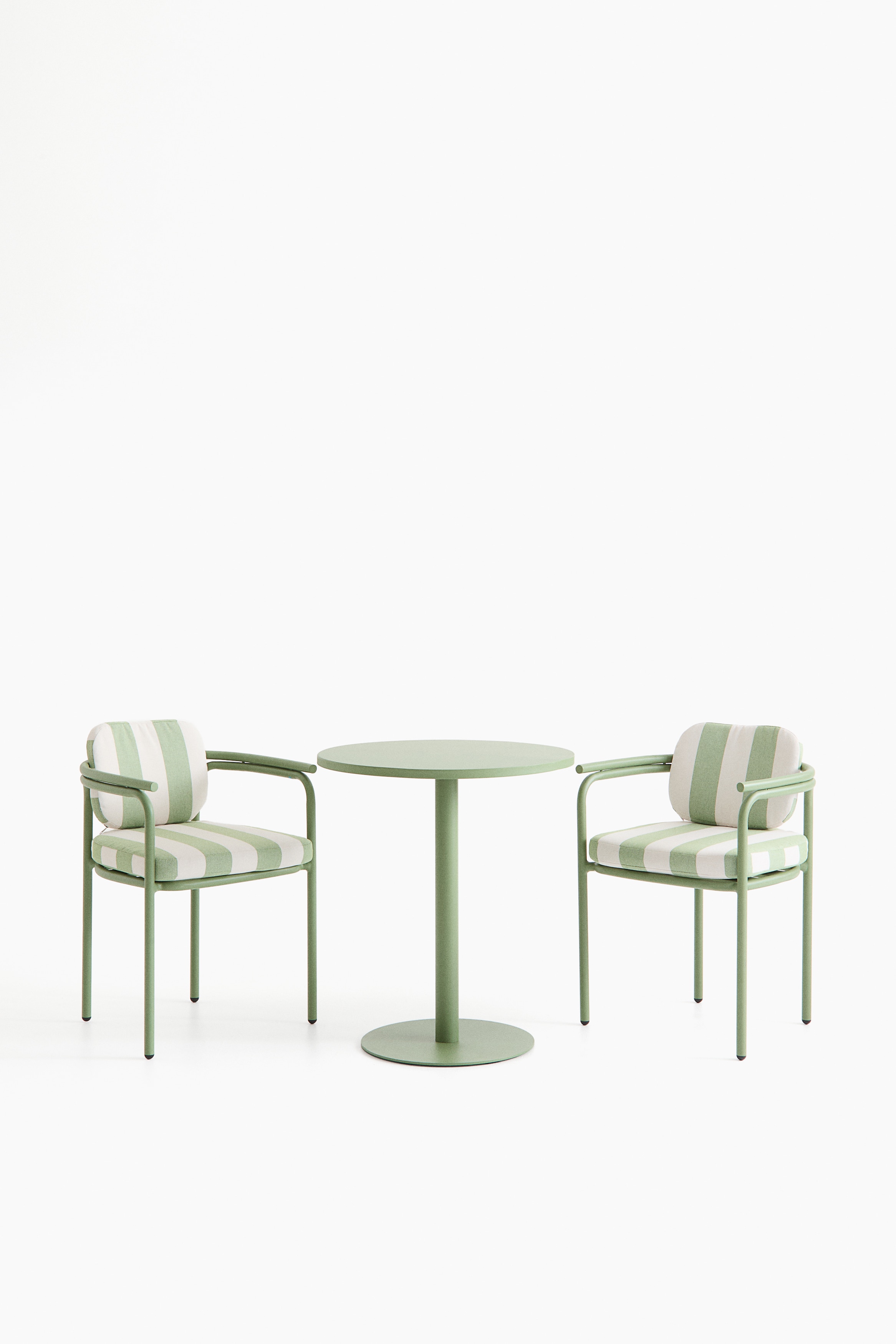 Udendørs Cafésæt - Aluminium, Grøn