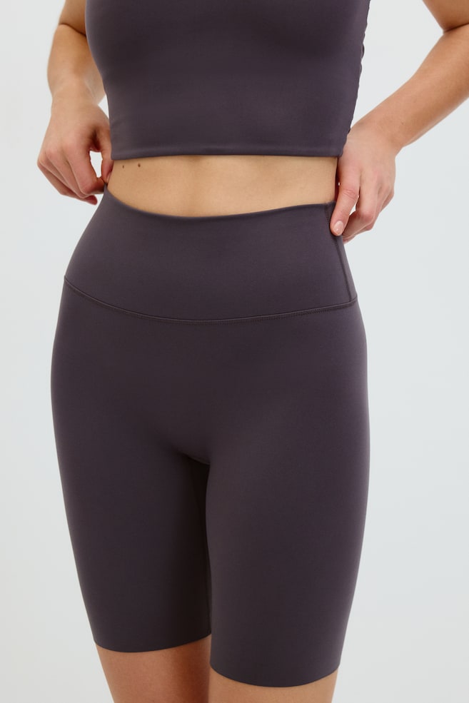 Sports cycling shorts with SoftMove™-Plum - 8