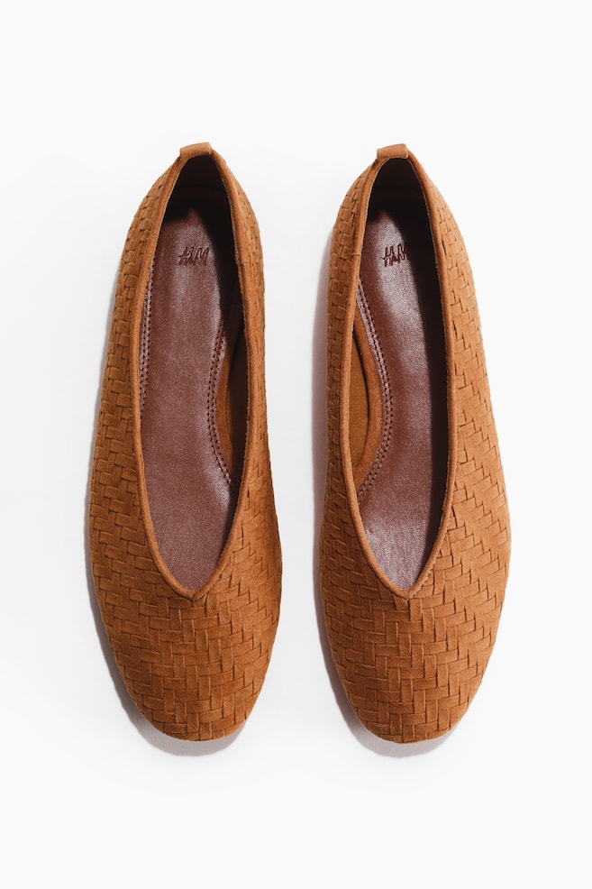 Braided Flats - Brown - 1