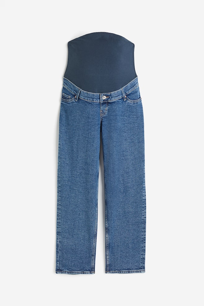 MAMA Straight Ankle Jeans - Denim blue/Denim blue/Light denim blue - 2