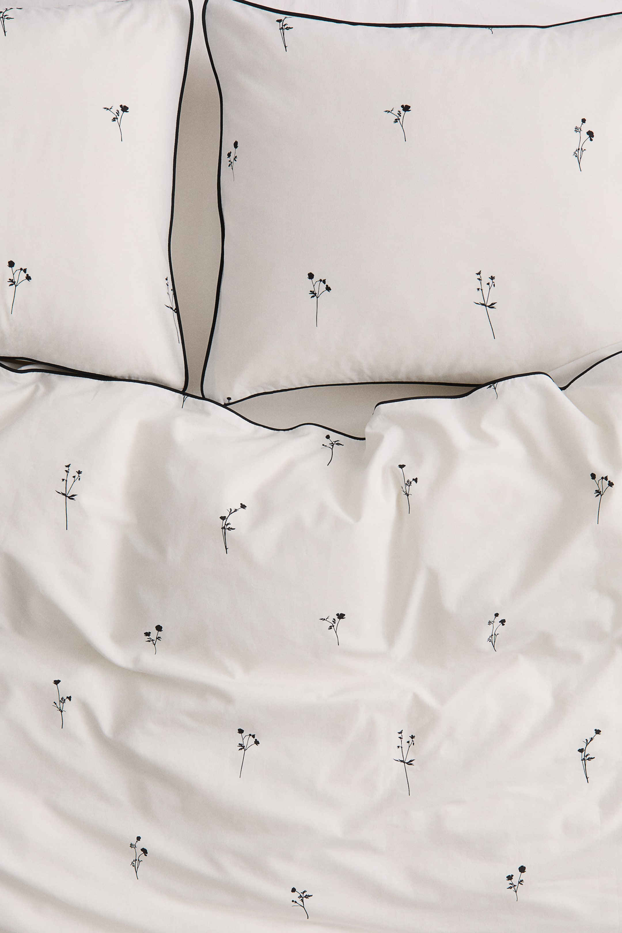 Patterned Cotton King/Queen Duvet Cover Set