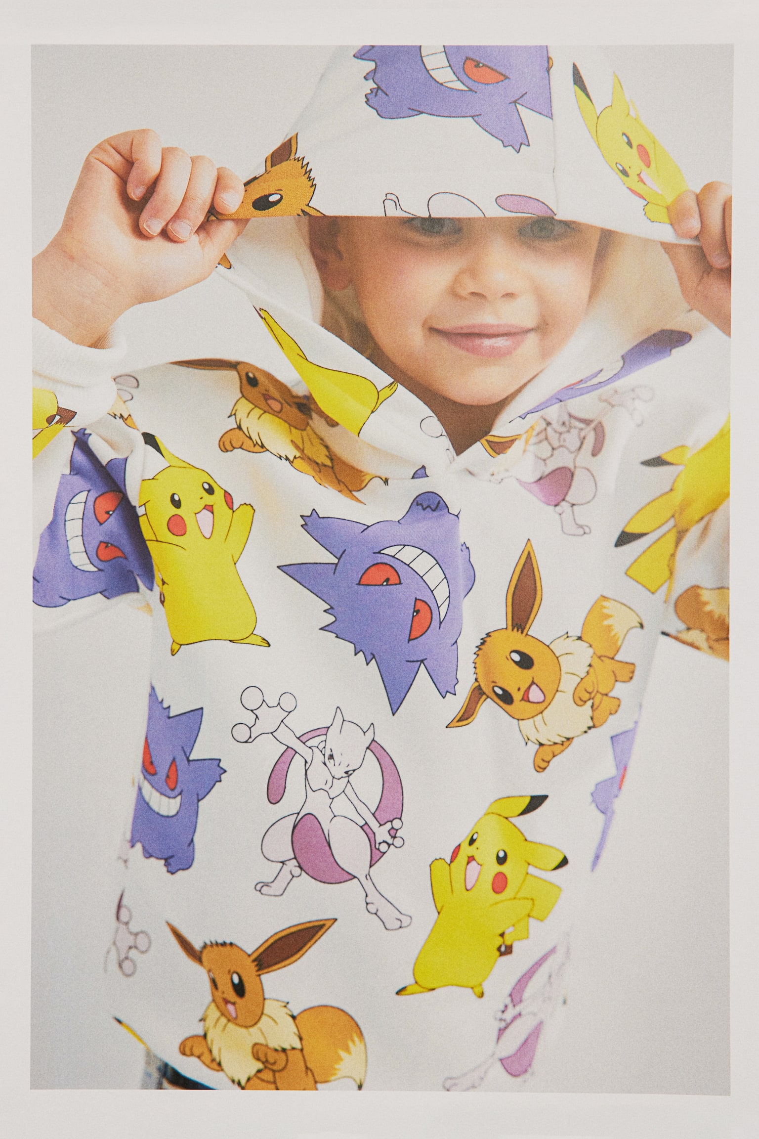 Print Hoodie - White/Pokémon/Dark grey/The Avengers/Black/SmileyWorld®/Beige/Pink Panther/Red/Super Mario/Light blue/Spider-Man/Black/Jurassic World/Bright blue/Among Us/Light grey marle/Paw Patrol/Grey/Sonic the Hedgehog - 1