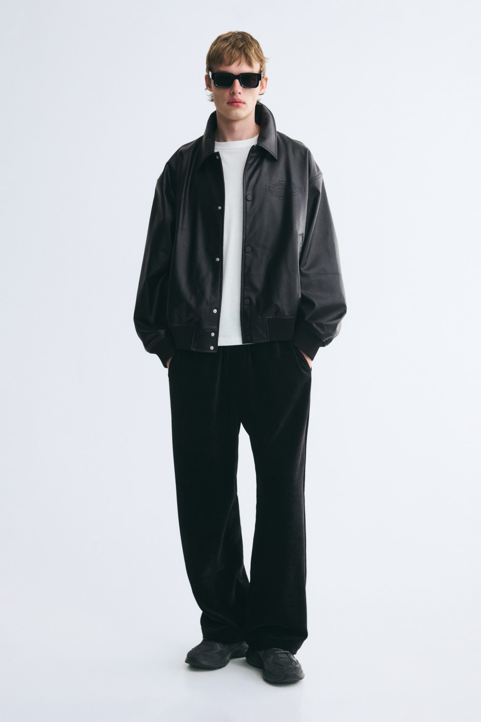 Мужская куртка H&M Blouson, цвет: Чёрный — фото 3