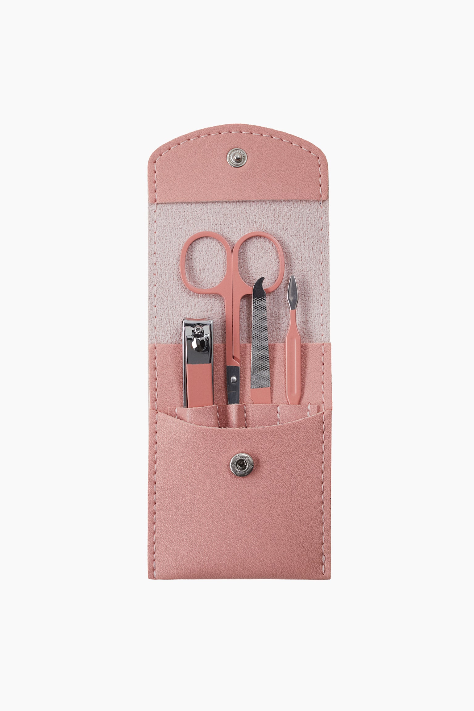 Kit de unhas para viagem - Rosa - 2