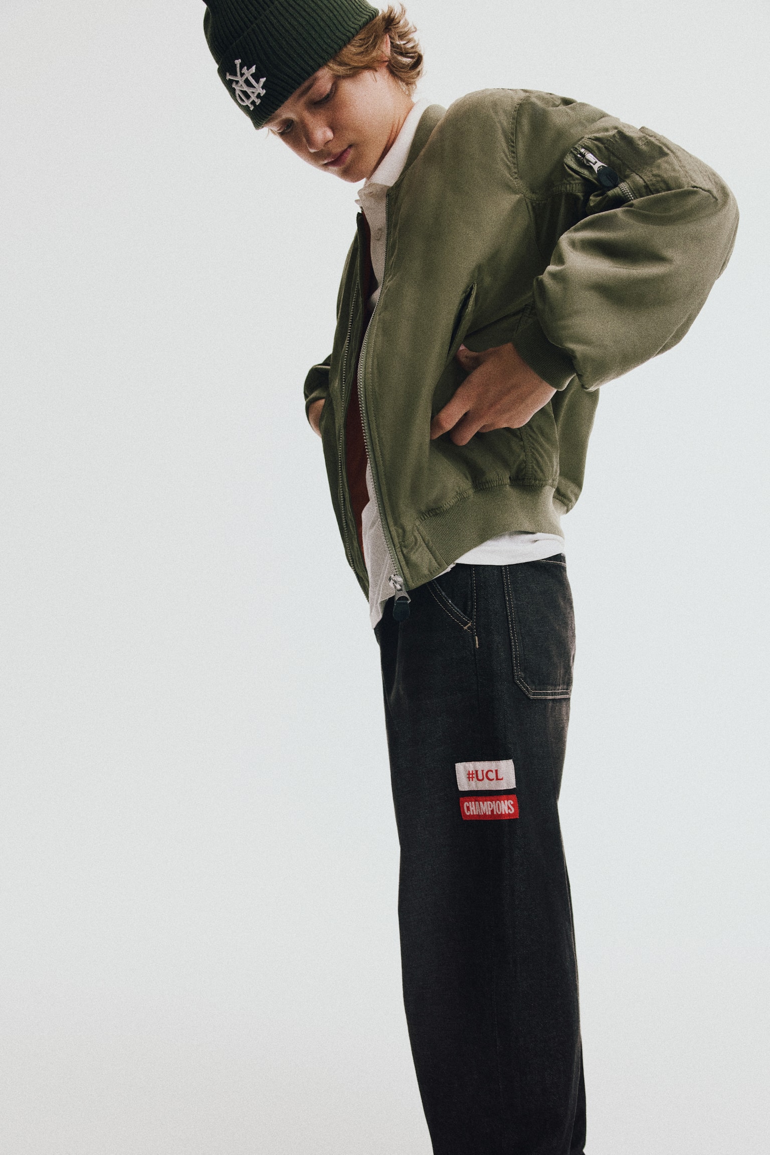 Детские джинсы H&M Baggy, цвет: Серый — фото 5