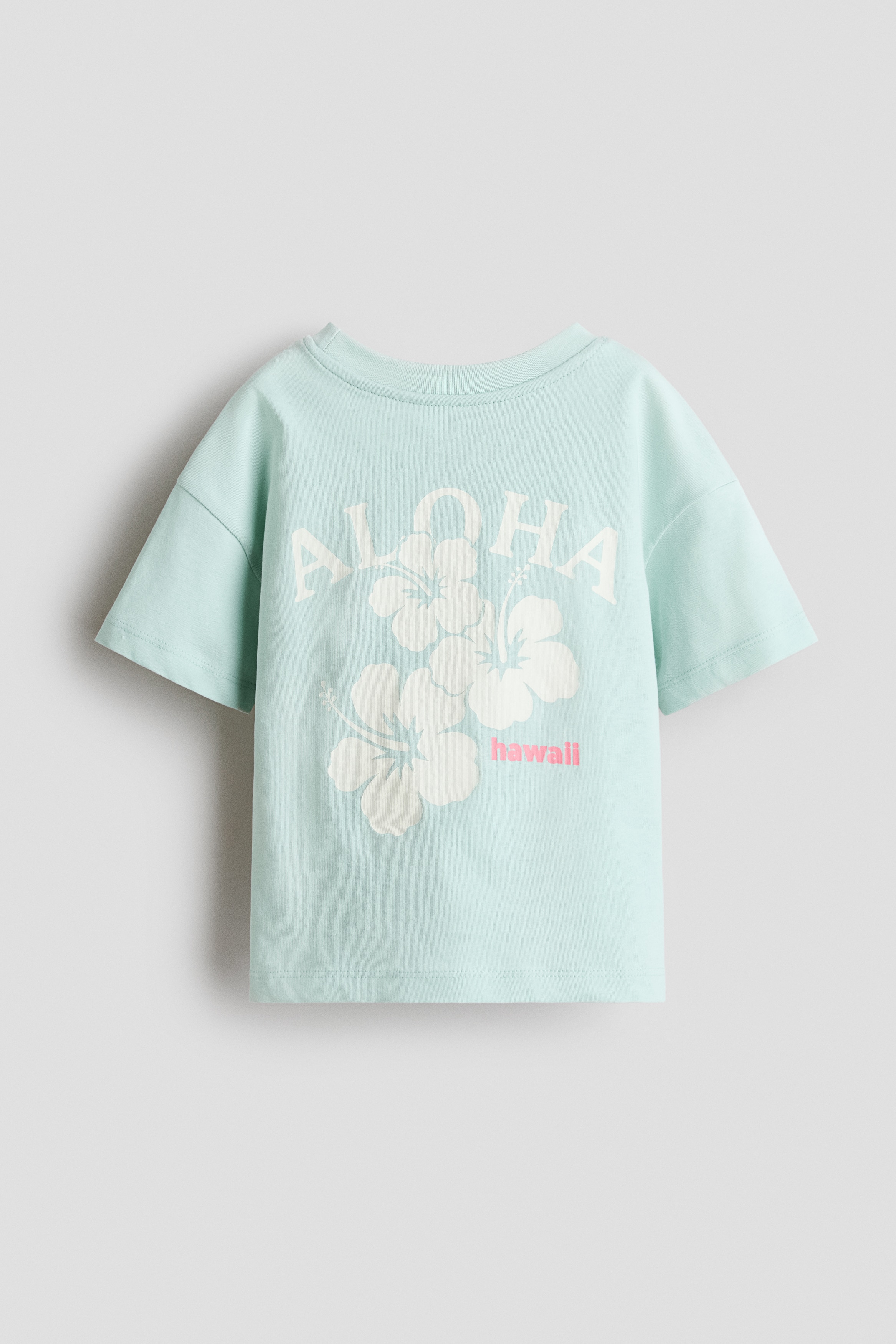 Light turquoise/Aloha Printed T-Shirt for kids | H&M US