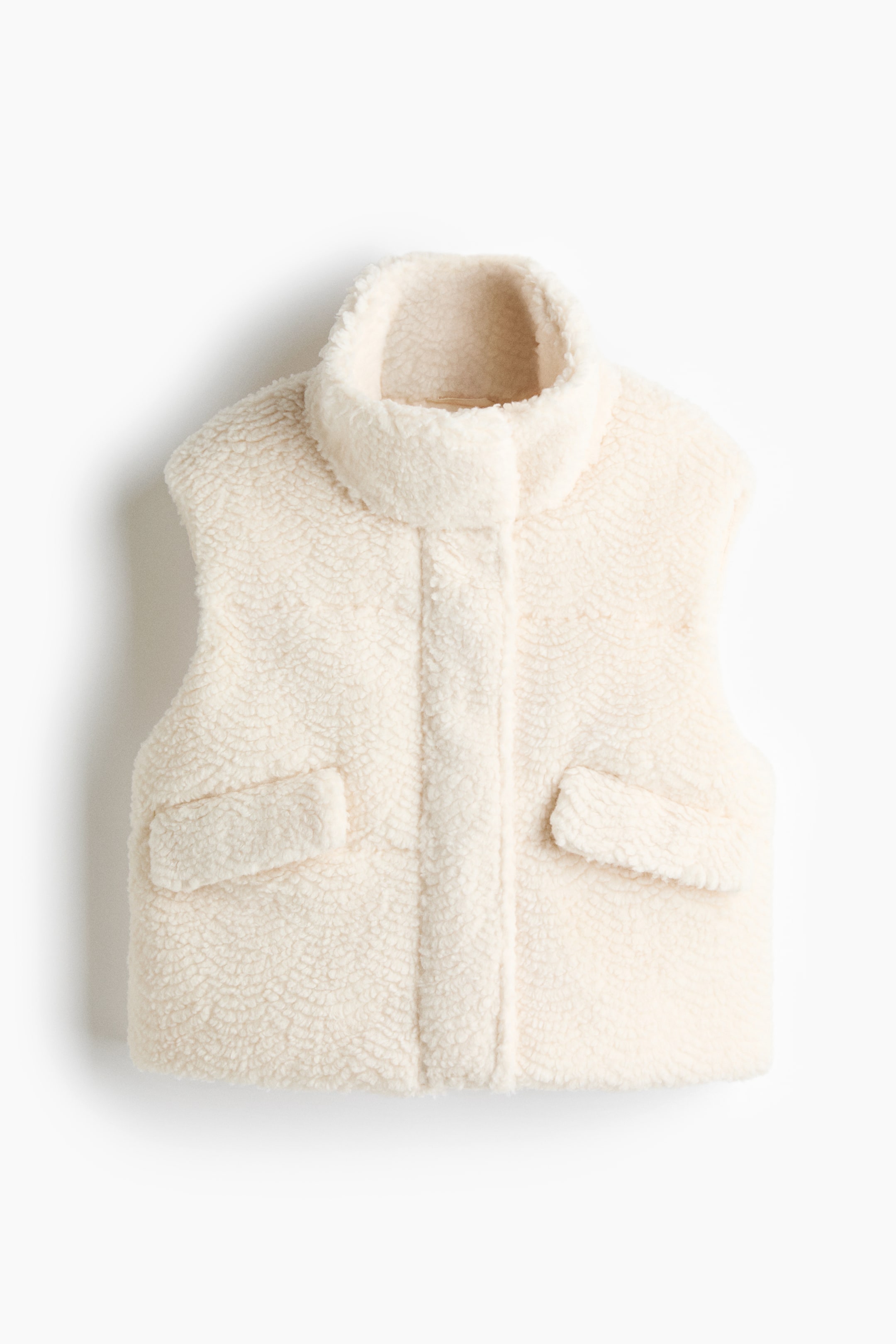 拡大画像を表示: テディパファーベスト - クリーム - レディース | H&M JP 5