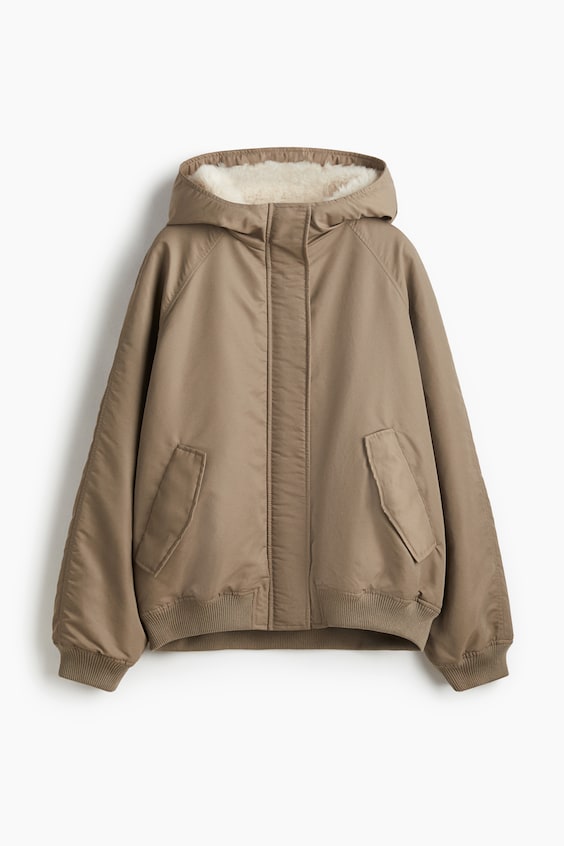 Женские куртки H&M Oversized Bomber Jacket