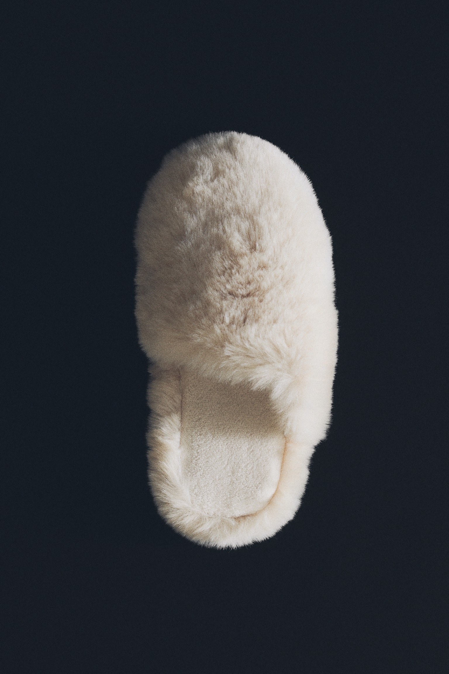 Fluffy slippers - Light beige - 1