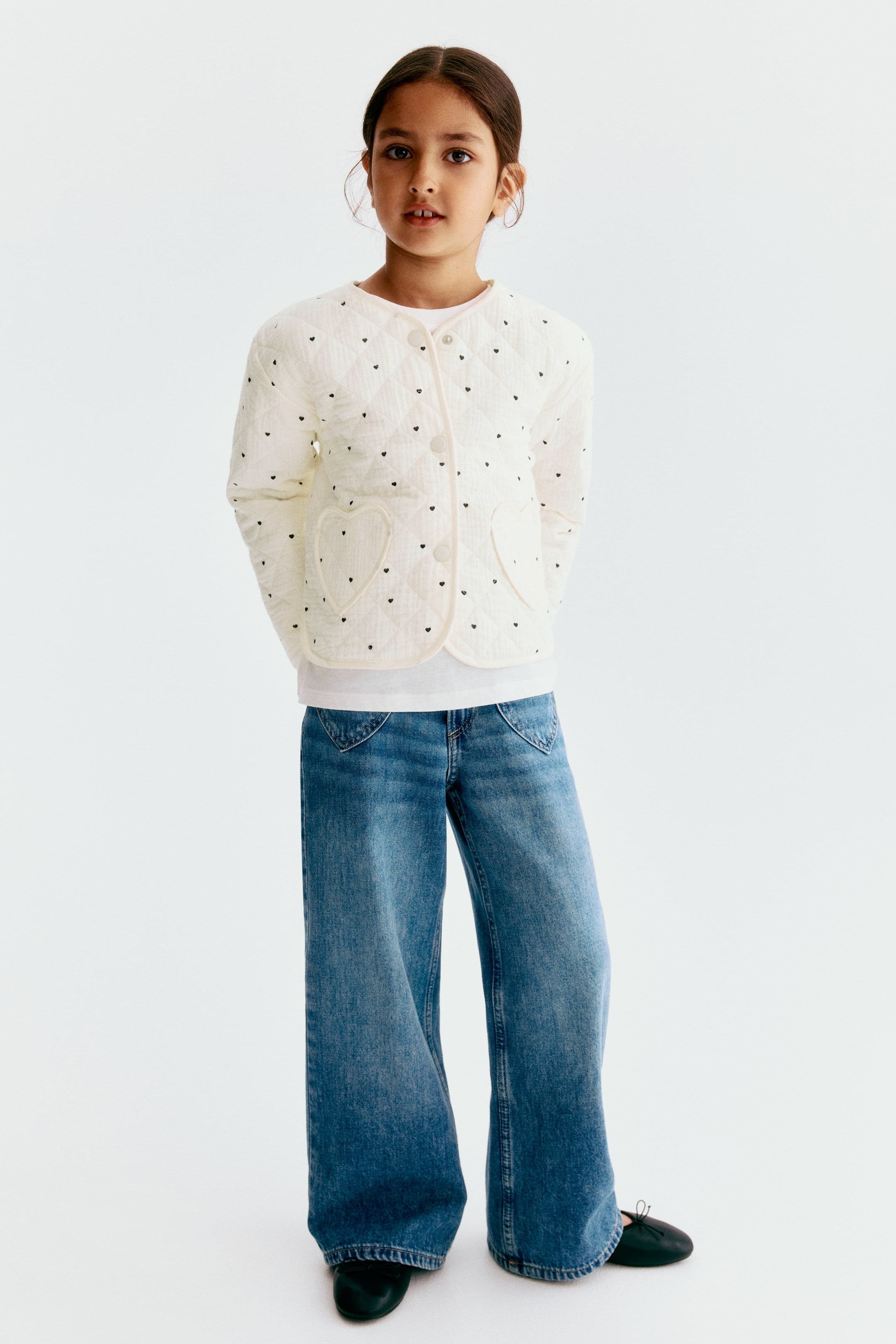 Детские куртки H&M Quilted Muslin Jacket — фото 4