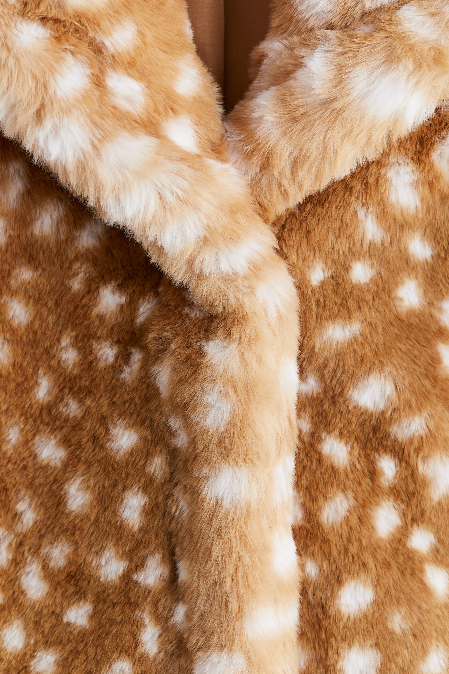 Lurvig jacka - Beige/Prickig - 4