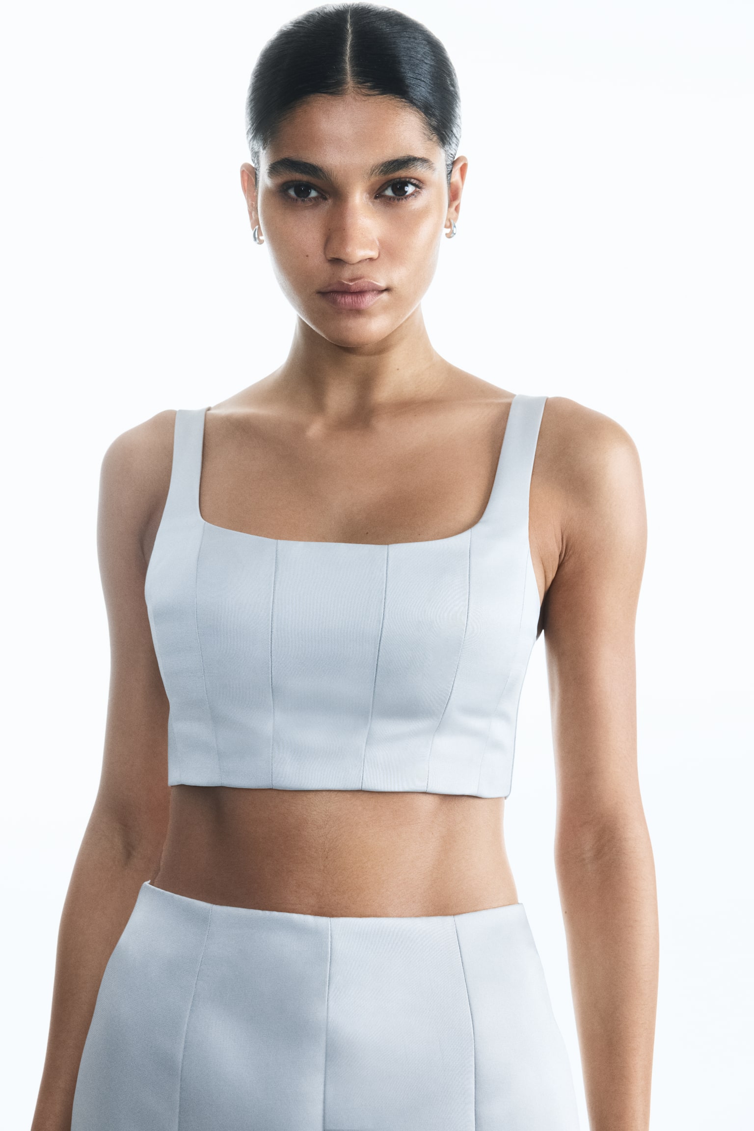 Bralette Top - Pale grey/Light pink - 5