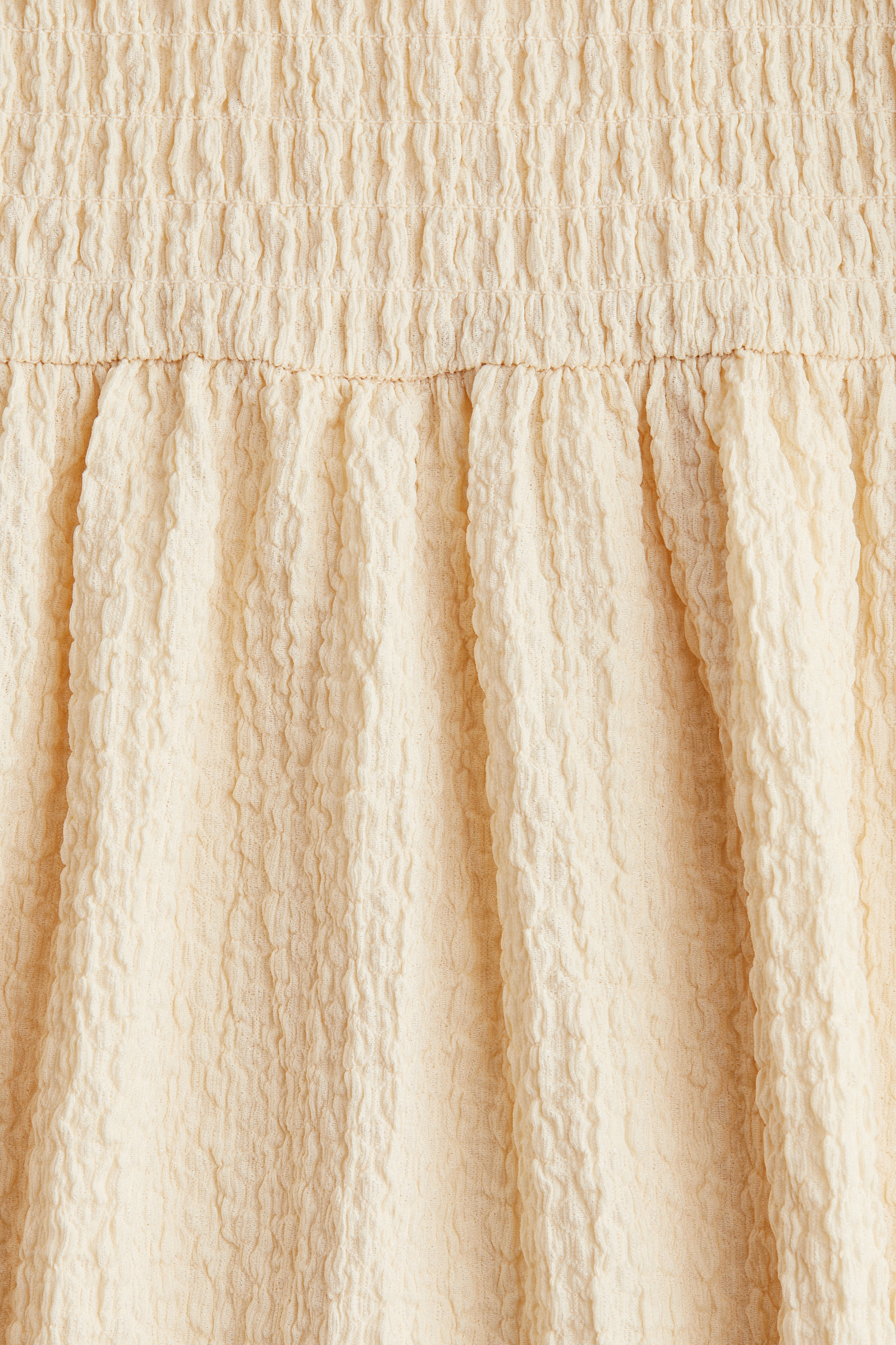 Smocked bandeau dress