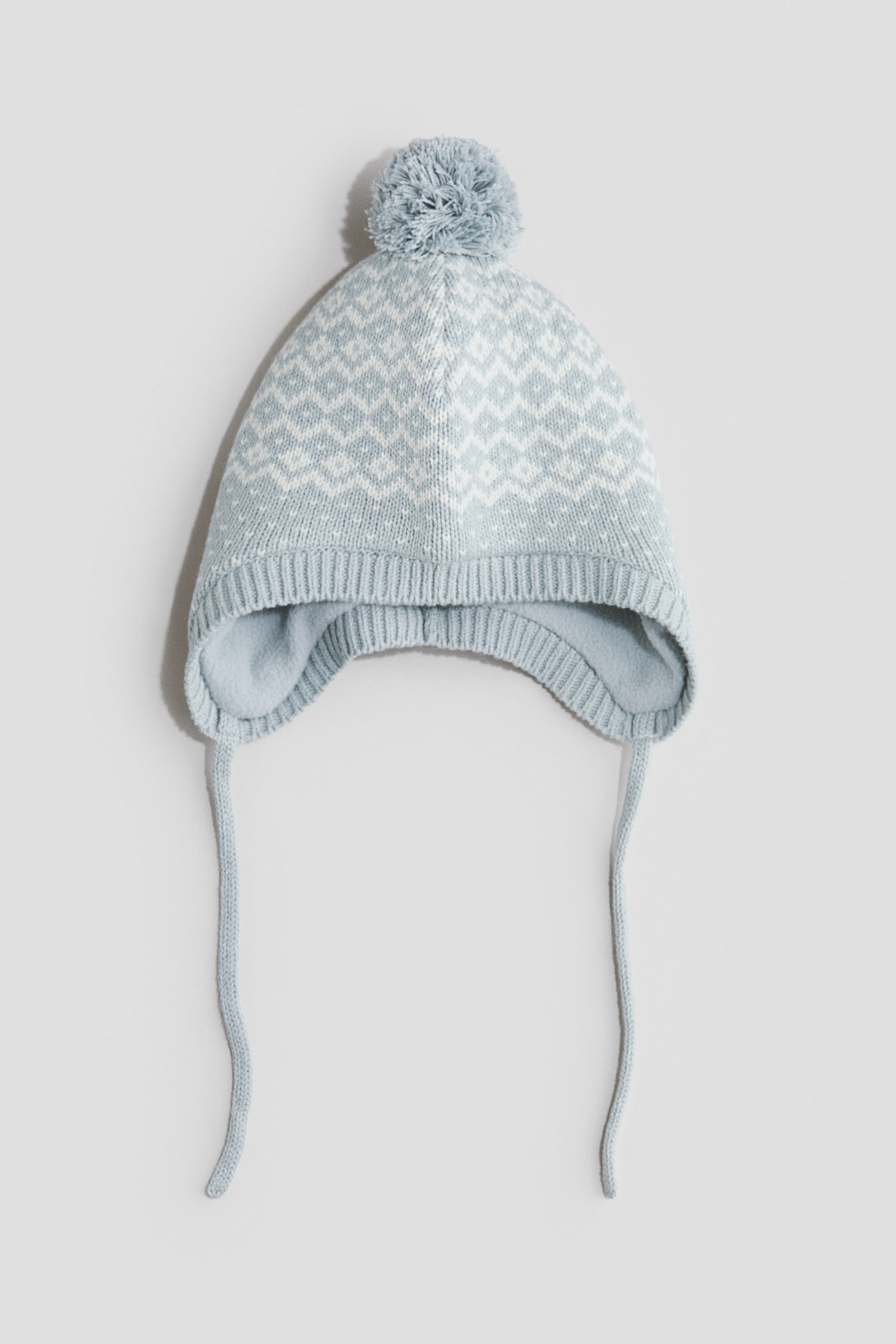 Fleecefodrad beanie med öronlappar