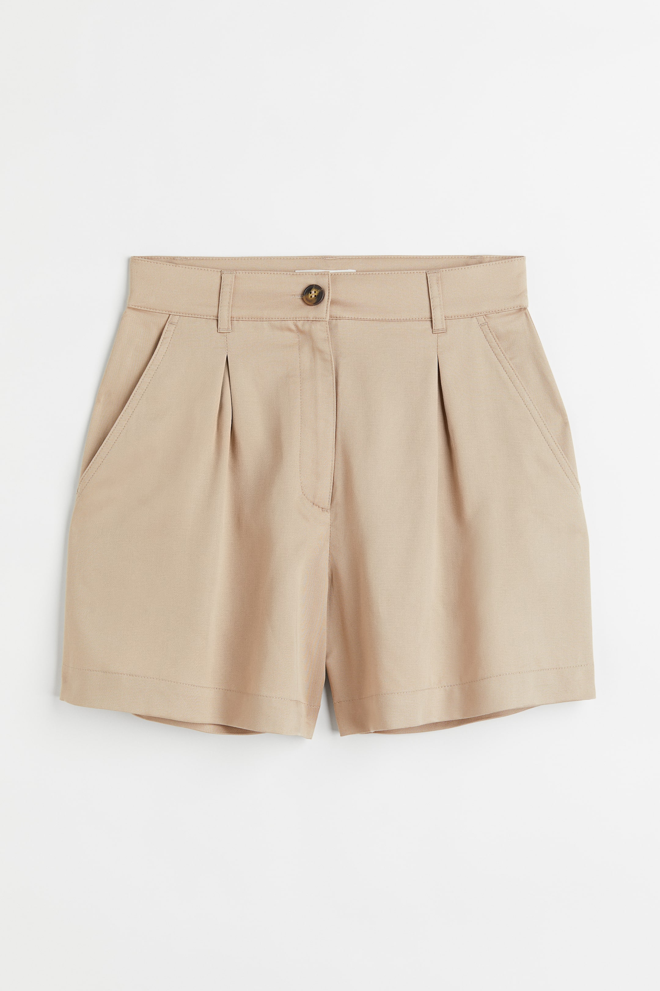 Lyocell-blend Chino Shorts