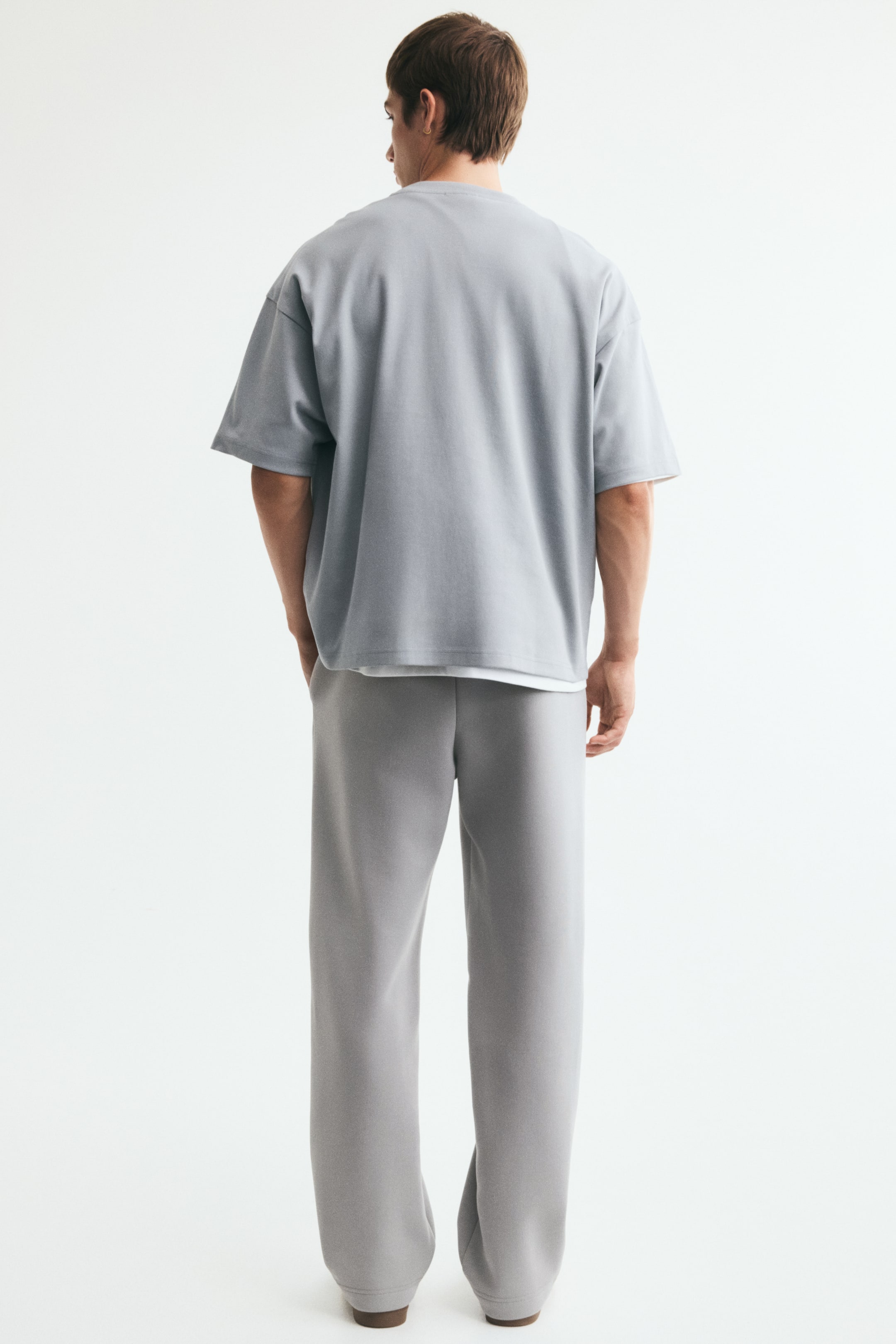 Pantalon de survêtement décontracté en interlock