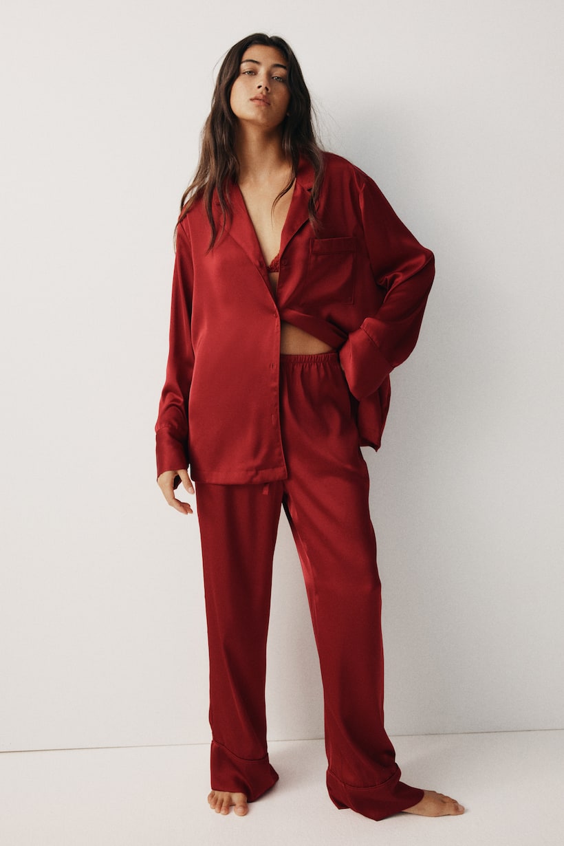 Women's Pajamas PJ Sets Satin, Fleece More H&M US