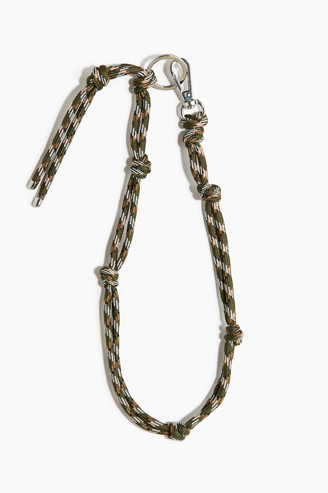 Keyring - Khaki green/Patterned - 1