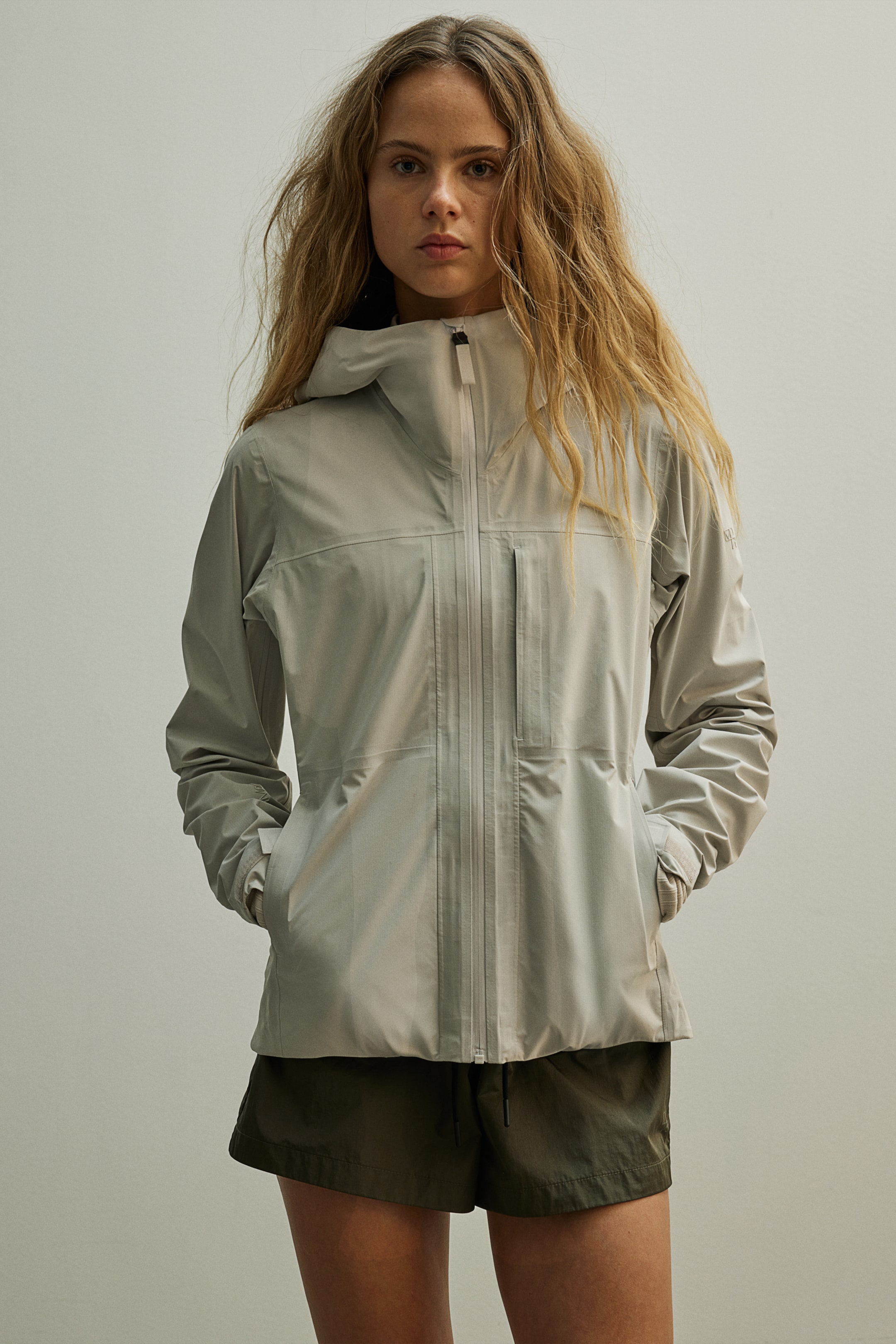 Lightweight 3-layer Shell Jacket In Stormmove™ - Light Beige - Ladies 