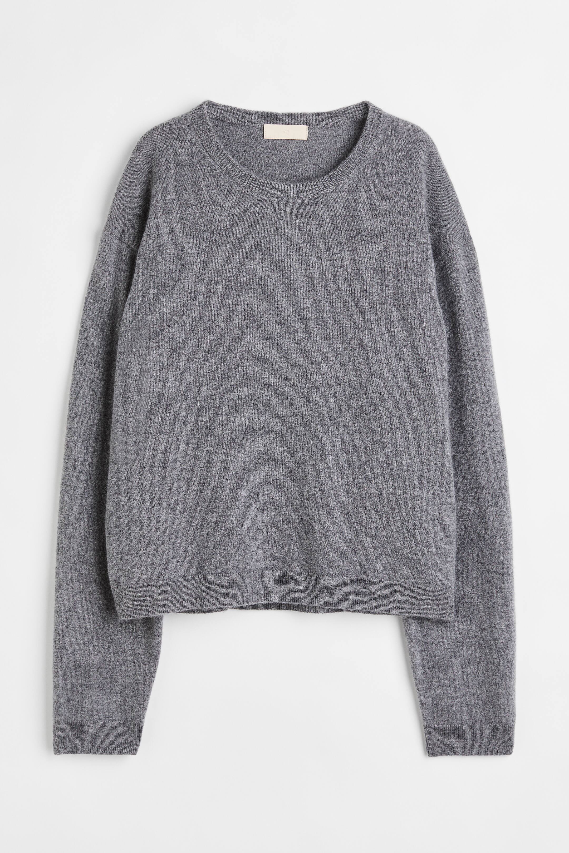 View larger image: Fine-knit cashmere jumper - Grey - Ladies | H&M 1