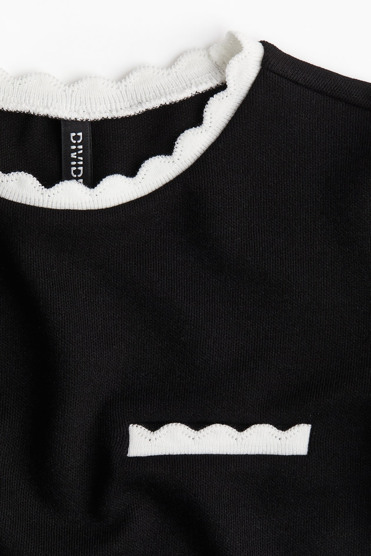 Scalloped Ribbed Top - image 2