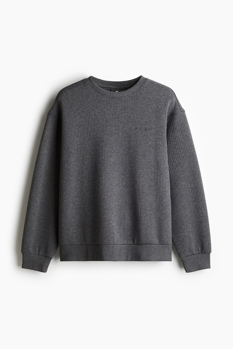 Loose Fit Ribbed sweatshirt