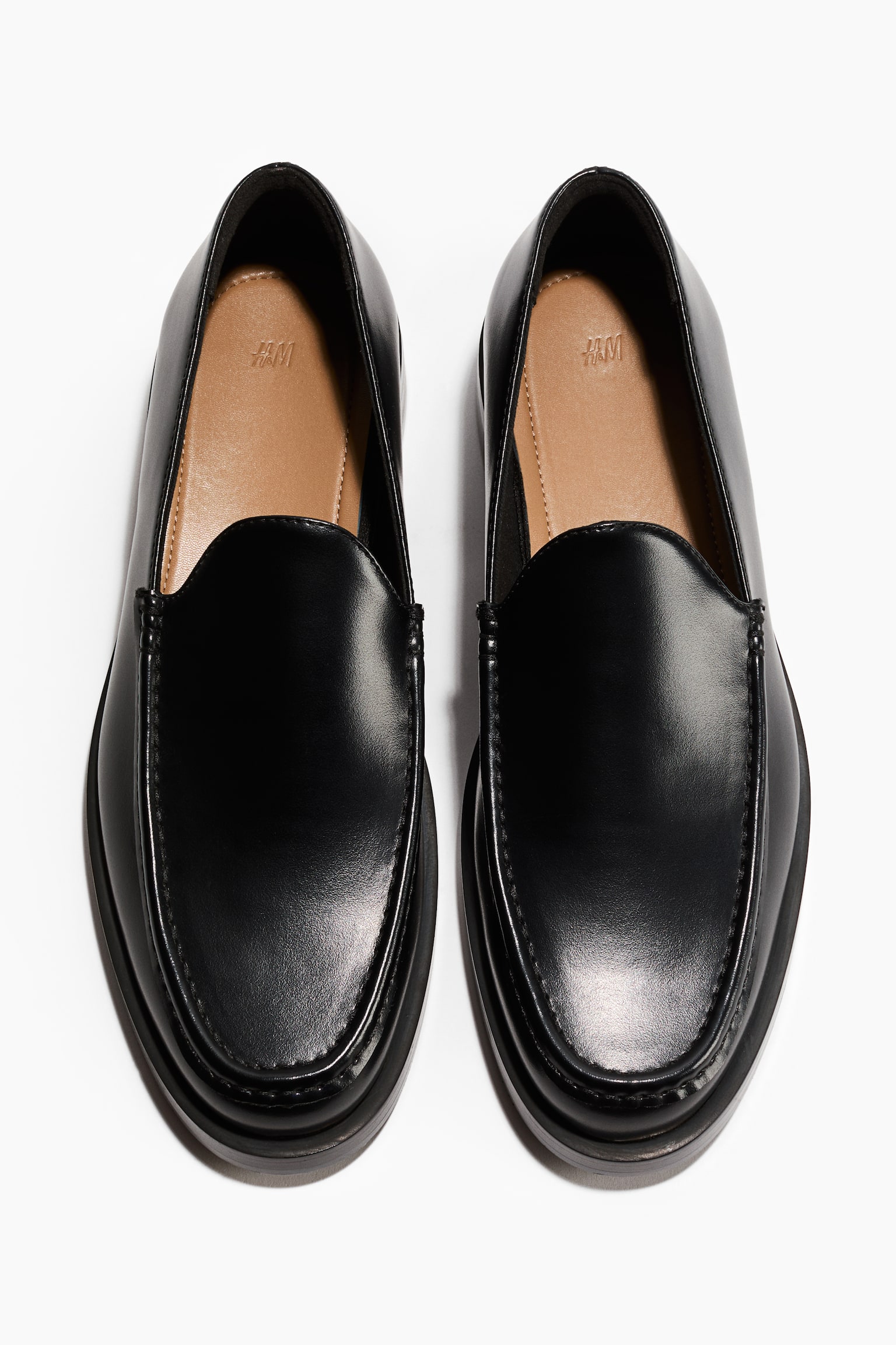 Moccasin-seam loafers - Black - 2