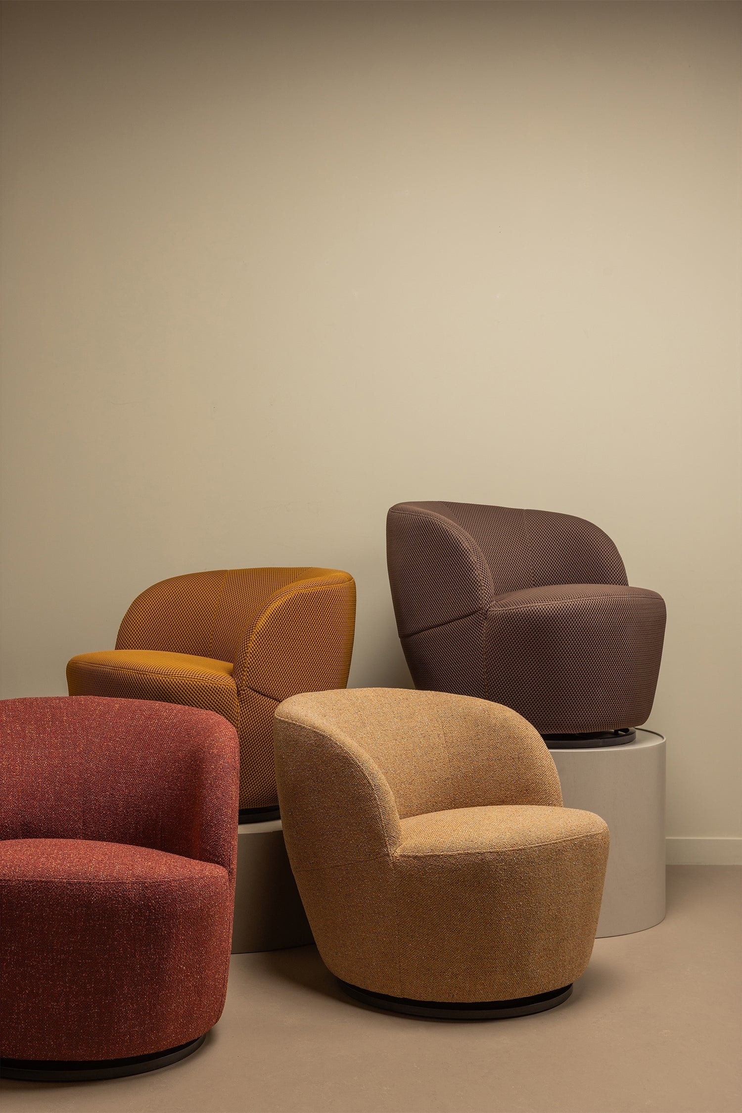 Serra Drehsessel - Orange