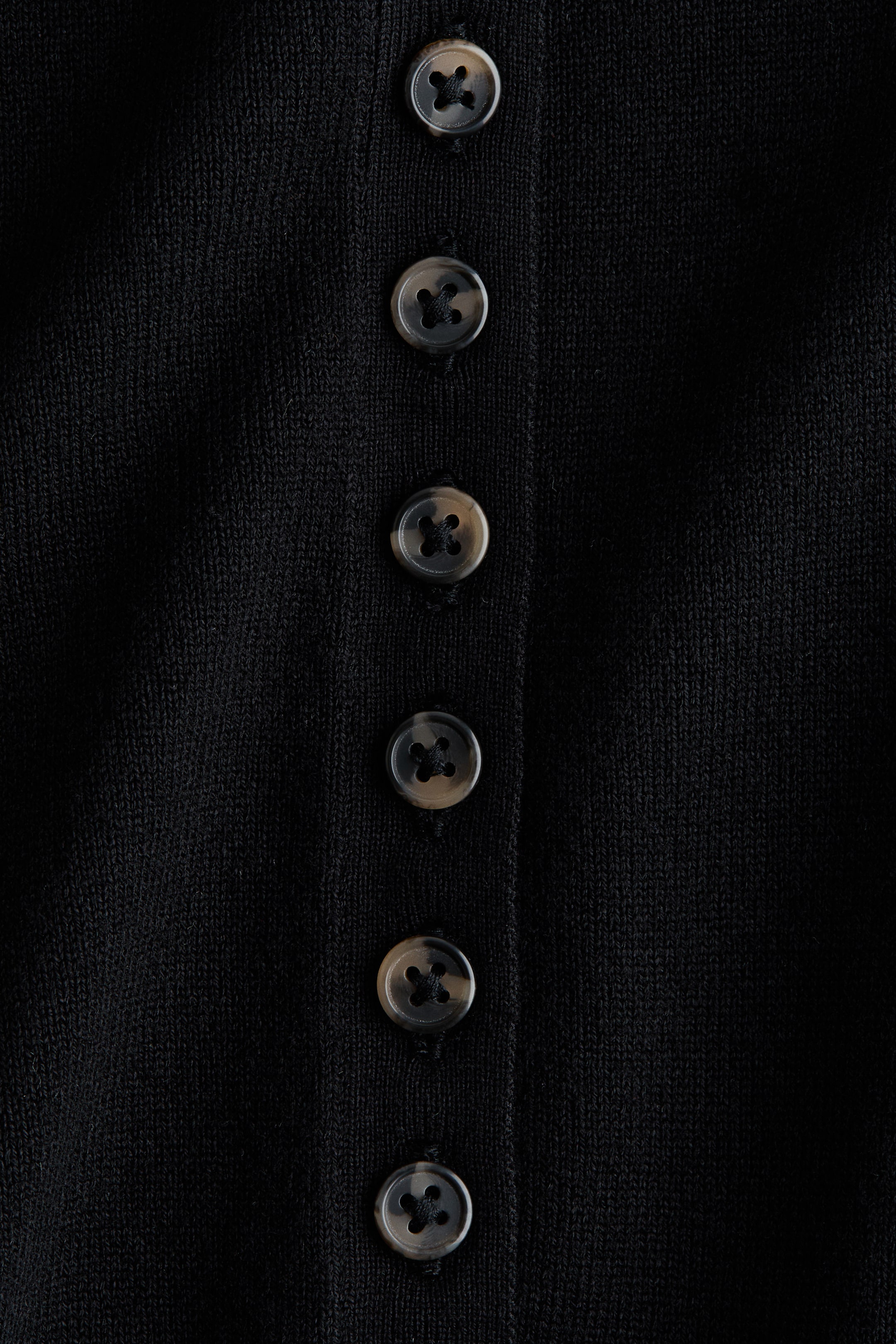 View larger image: Fine-knit cardigan - Black - Ladies | H&M 2