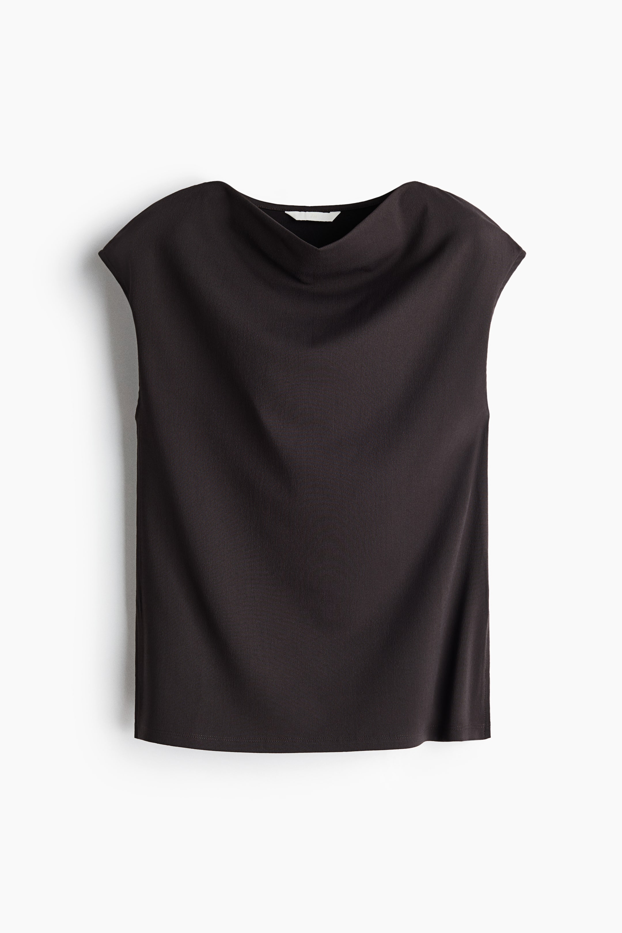 Cowl-Neck Jersey Top