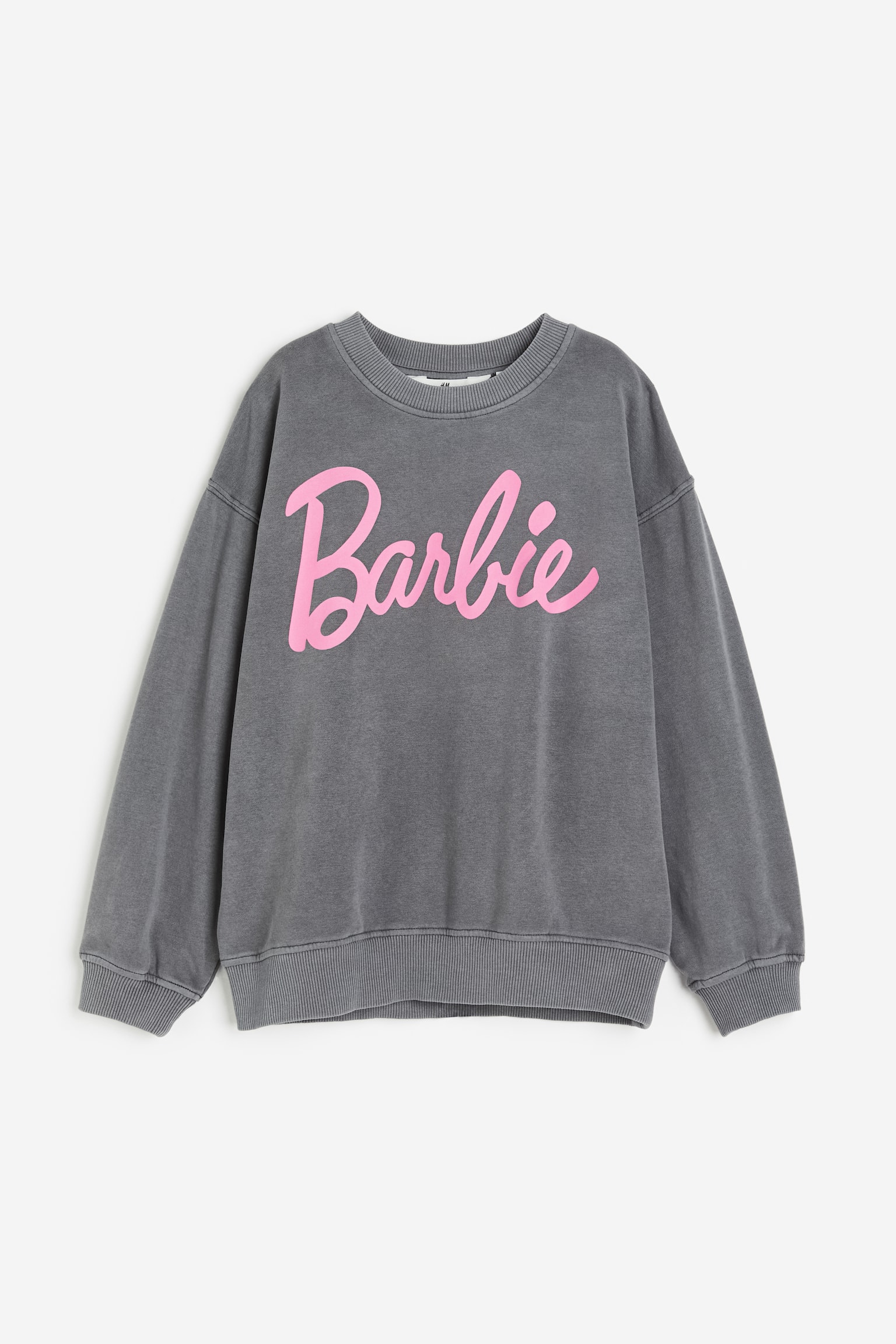 Oversized sweatshirt - Dark grey/Barbie/Dark grey/Stranger Things - 1