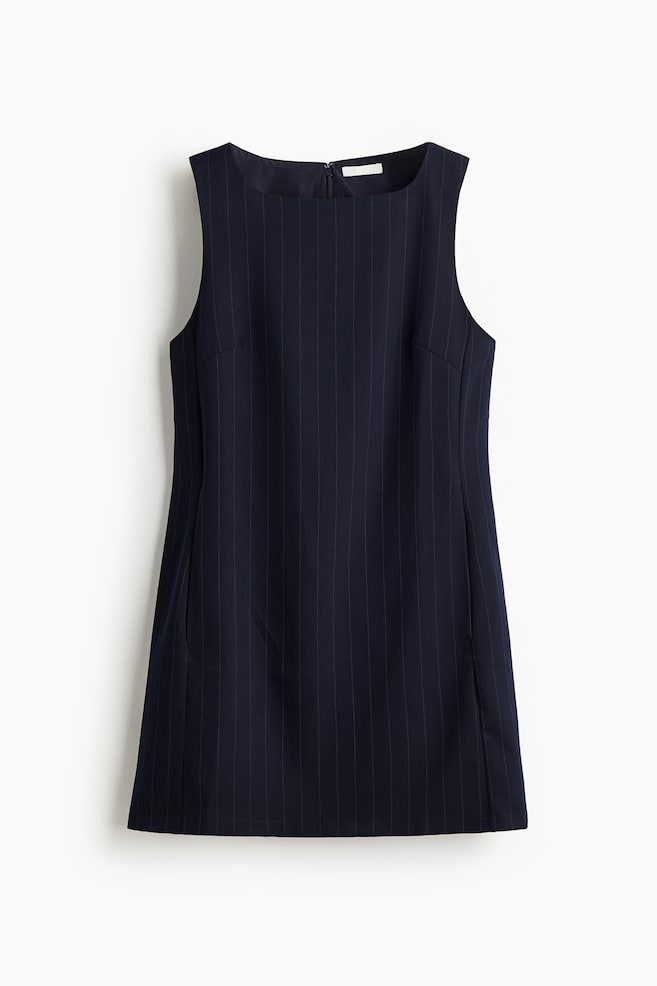 Robe droite - Bleu marine/rayures tennis/Gris/rayures tennis/Beige/carreaux - 1