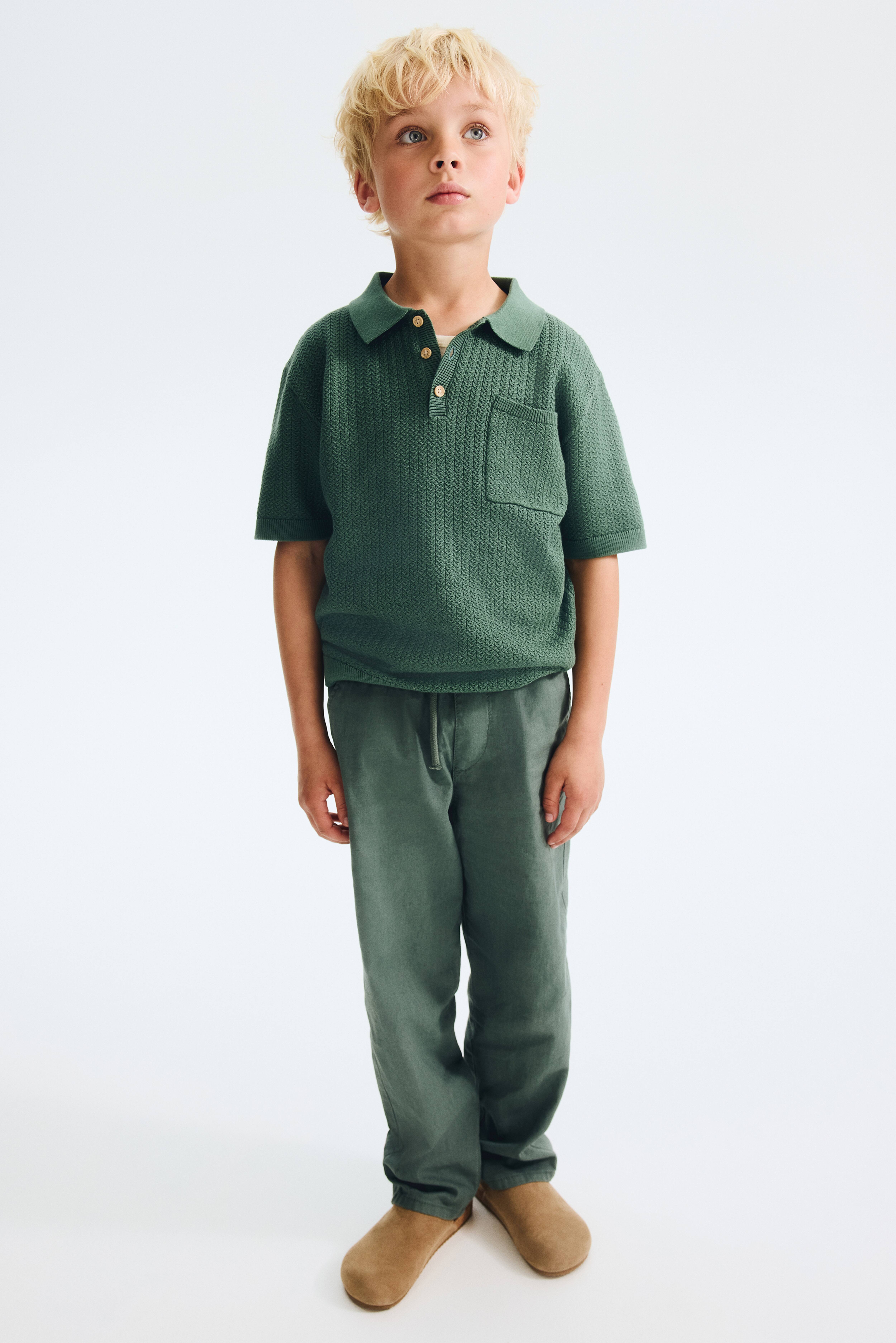 Polo en tricot de coton