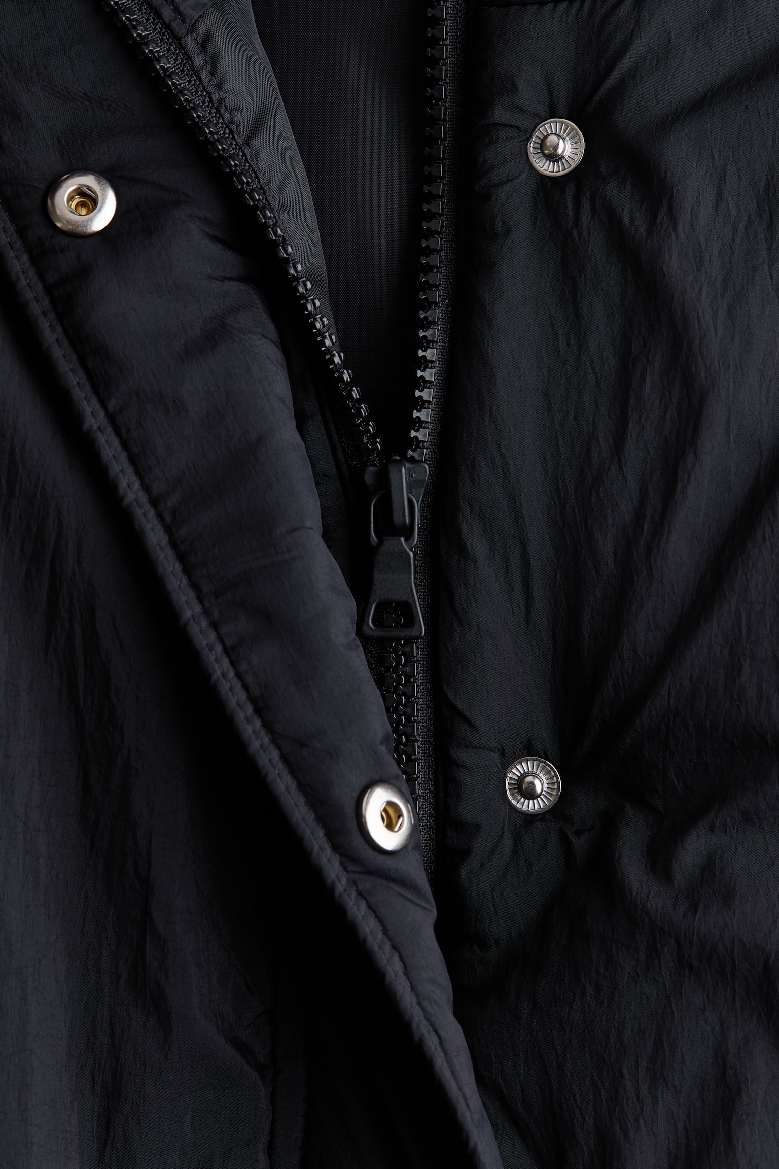 Женский жилет H&M Padded Nylon Vest, цвет: Чёрный — фото 6