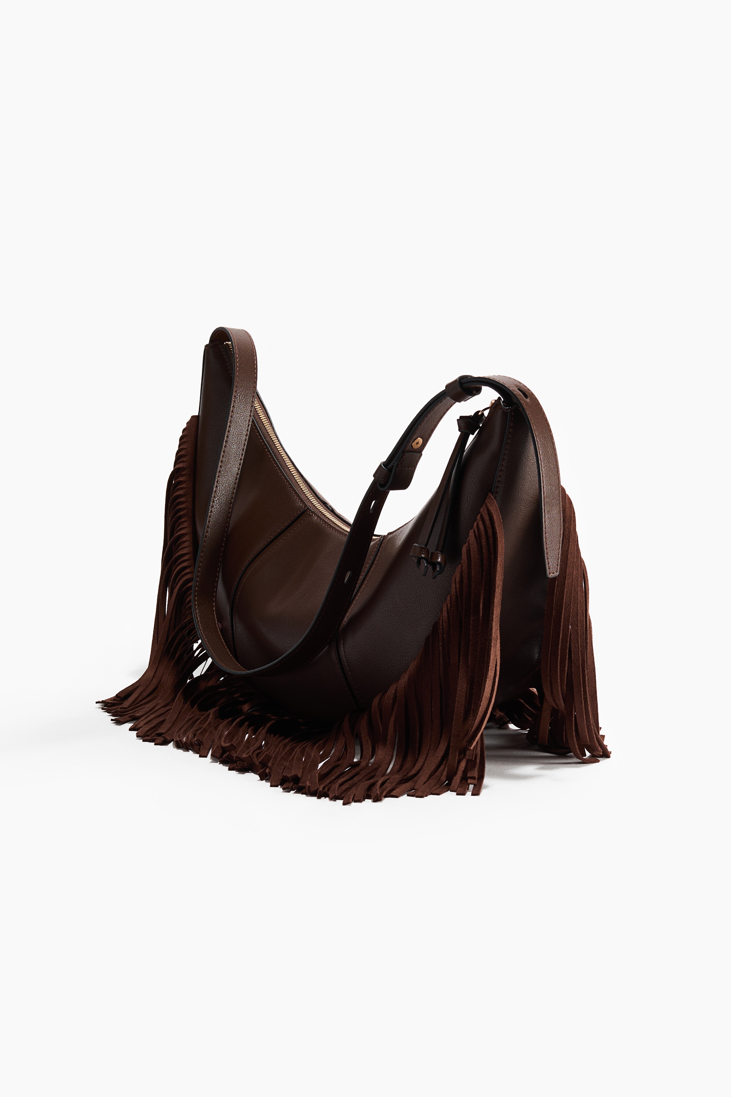 Fringed crossbody bag