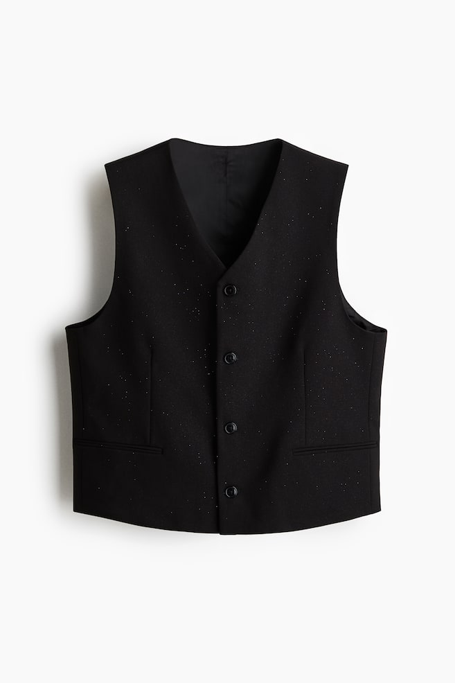 Regular Fit waistcoat - Black - 1