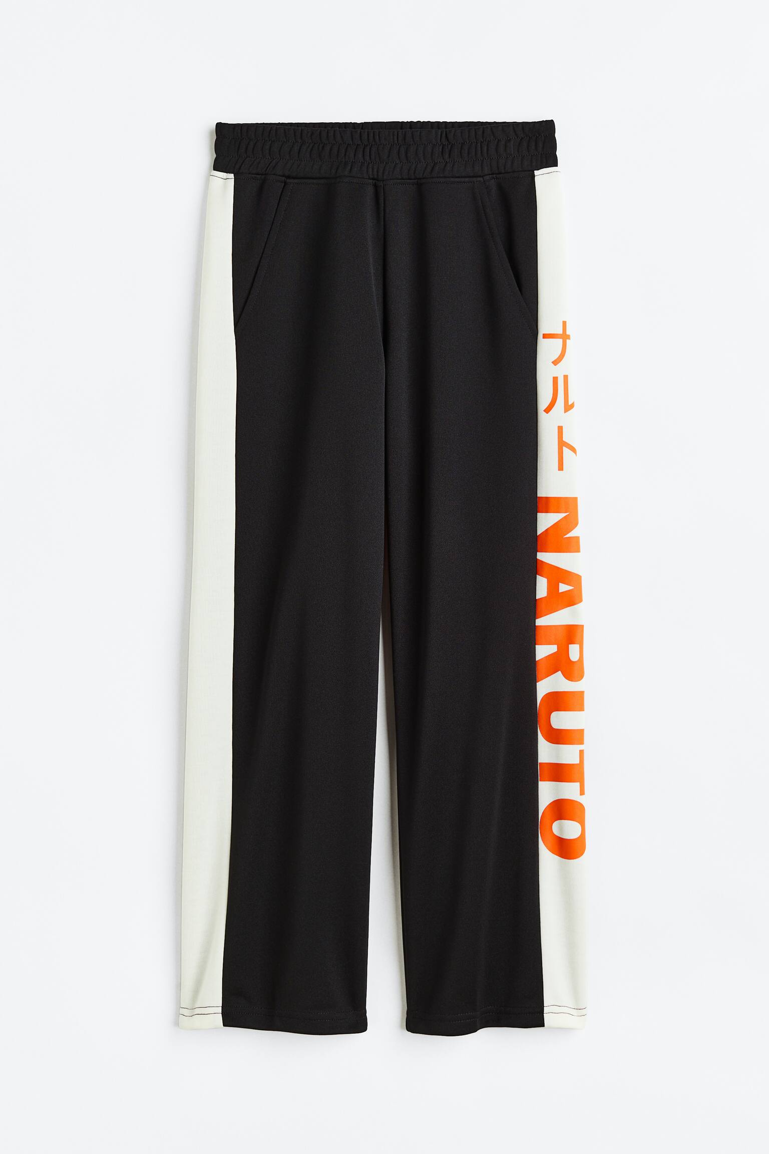 Printed joggers - Black/Naruto