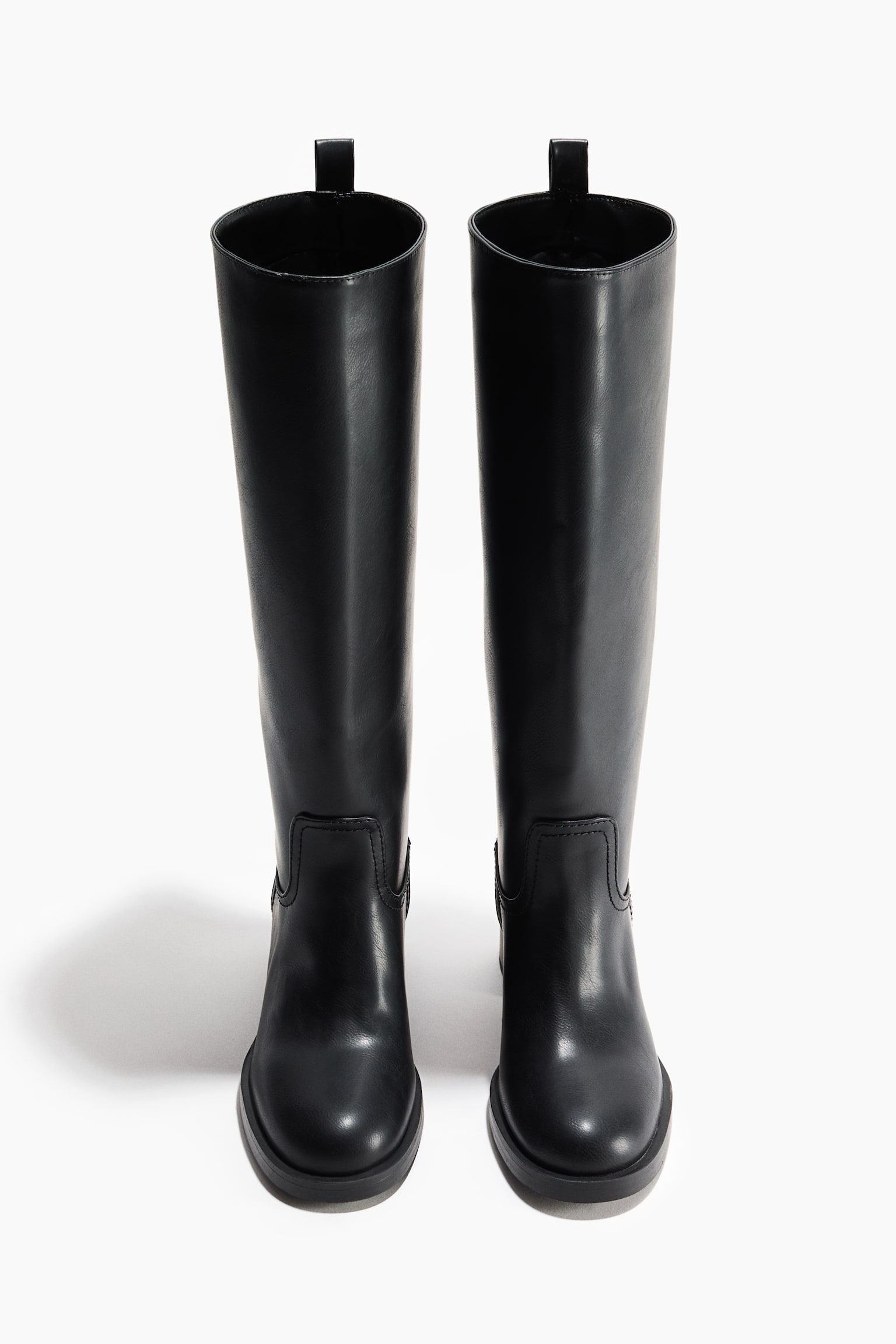 Женские ботинки H&M Knee-High, цвет: Чёрный — фото 4