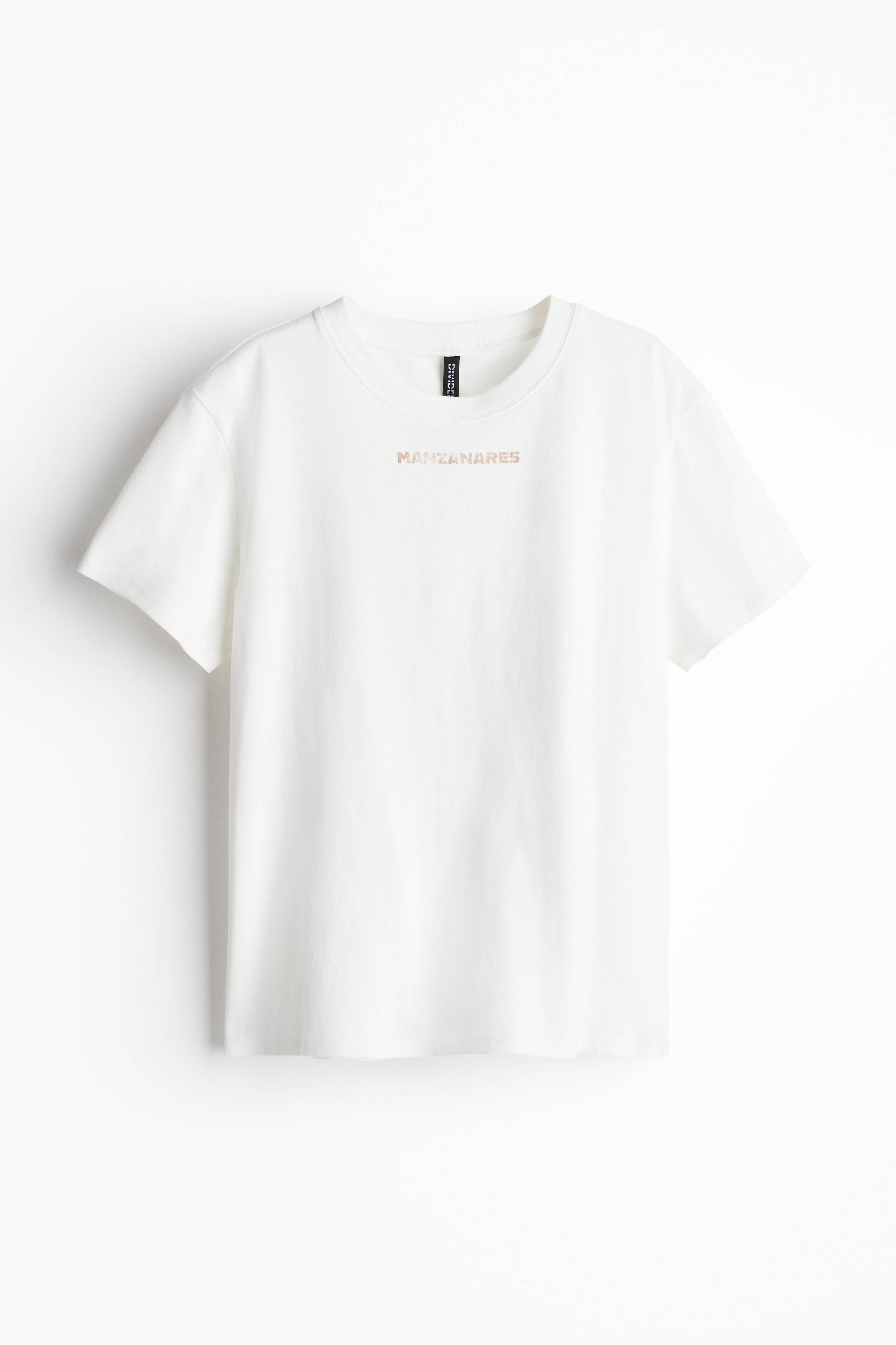 H & M - プリントTシャツ - ホワイト