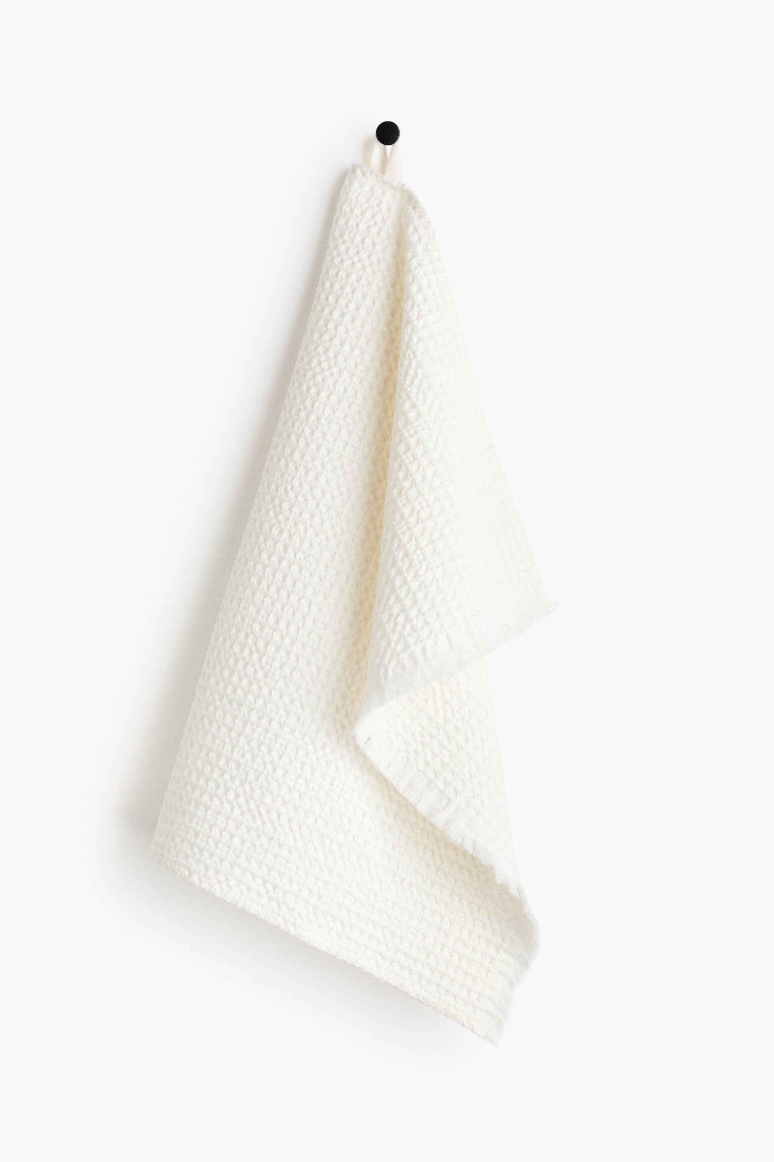 Waffled hand towel - White/Light yellow/Dark beige/Powder pink