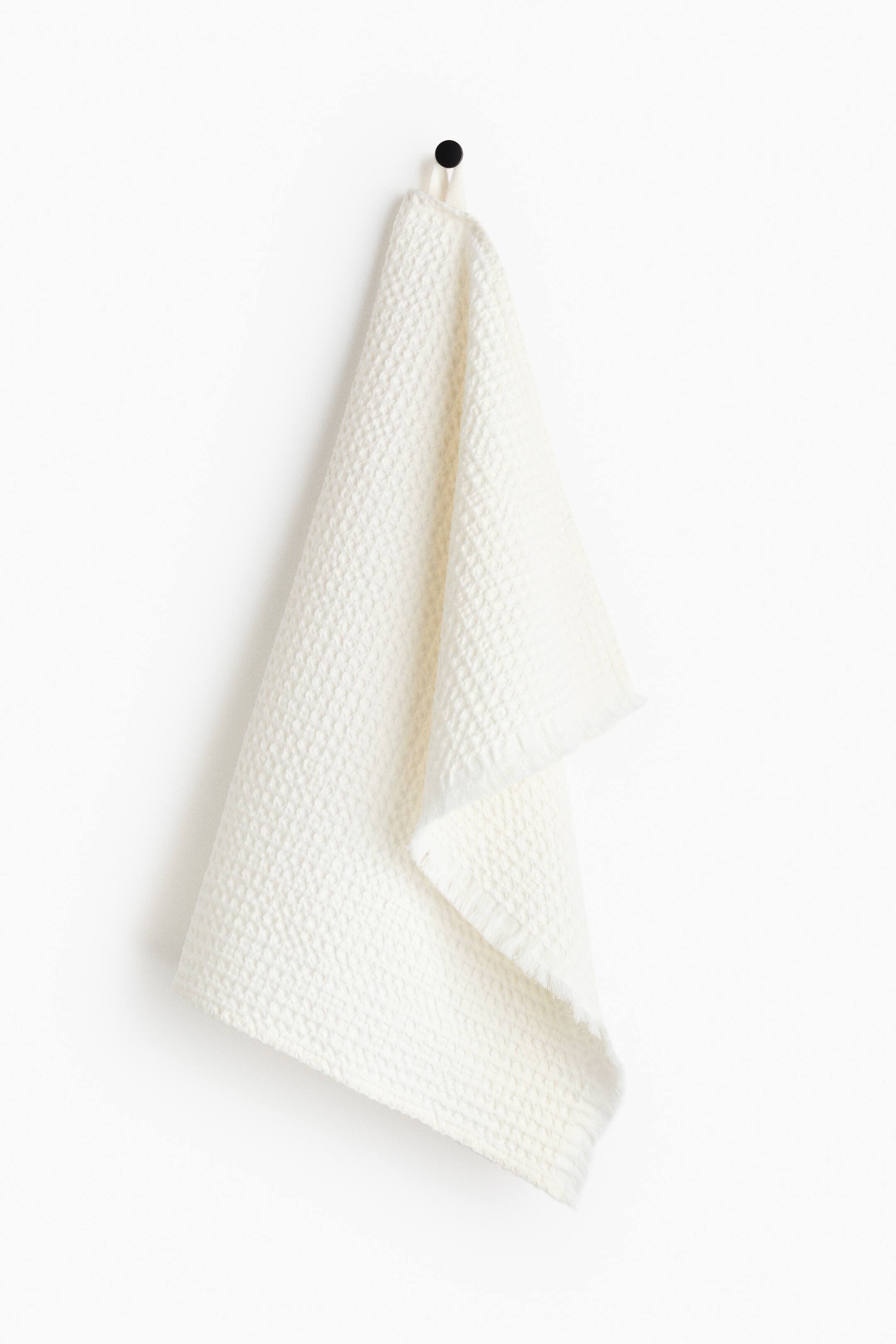 View larger image: Waffled hand towel - White - Home All | H&M IN 1