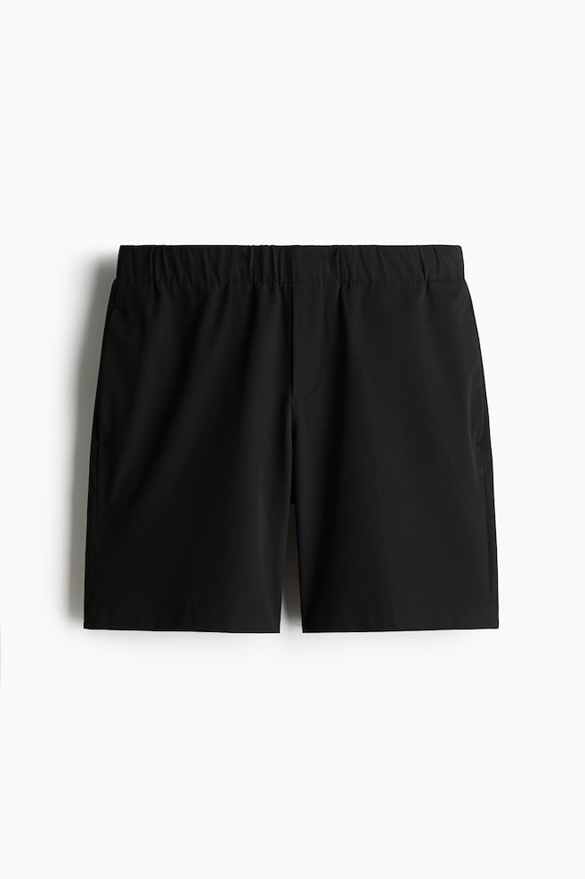 Shorts Relaxed Fit - Schwarz/Beige - 1