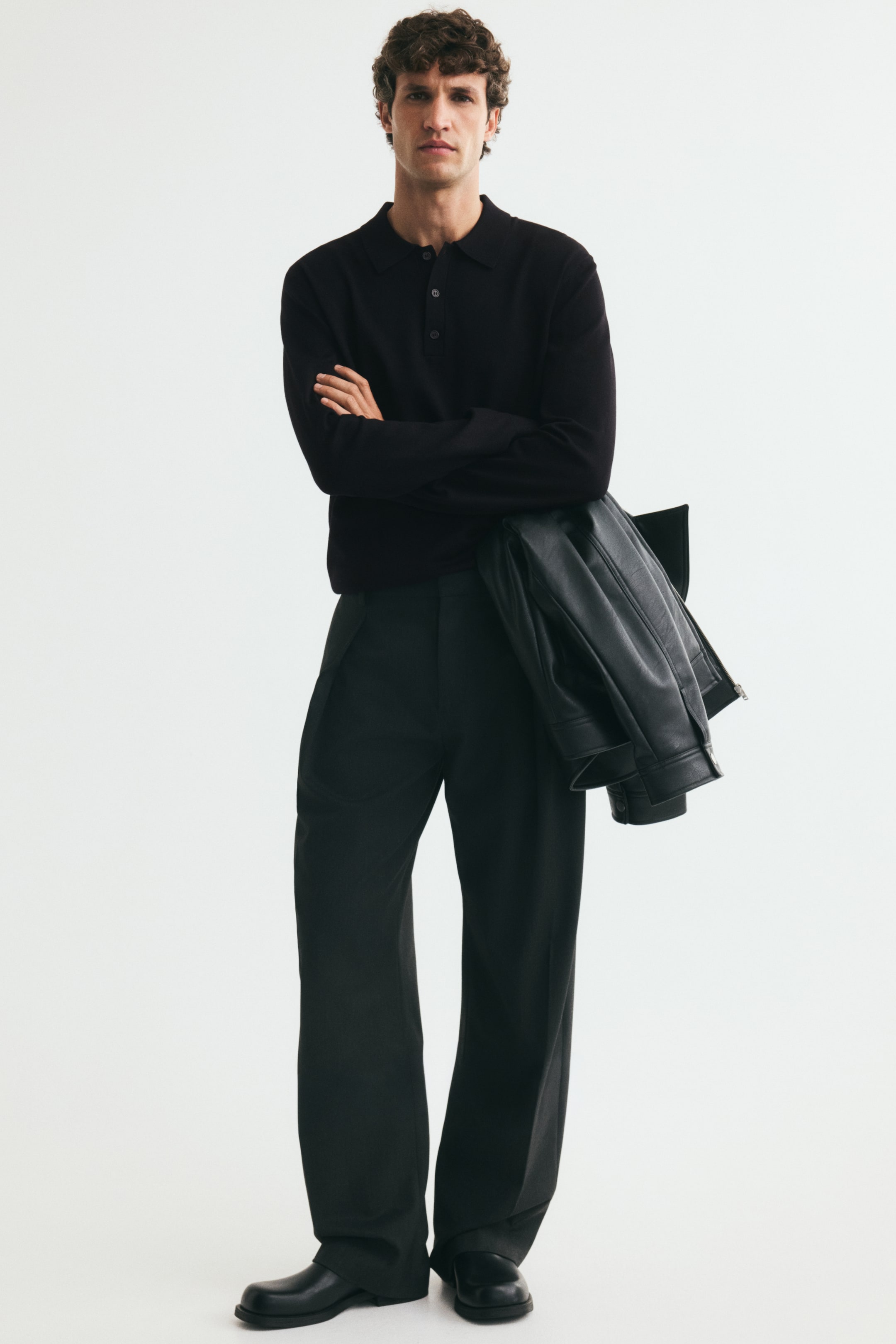 Regular-Fit Knit Polo Shirt