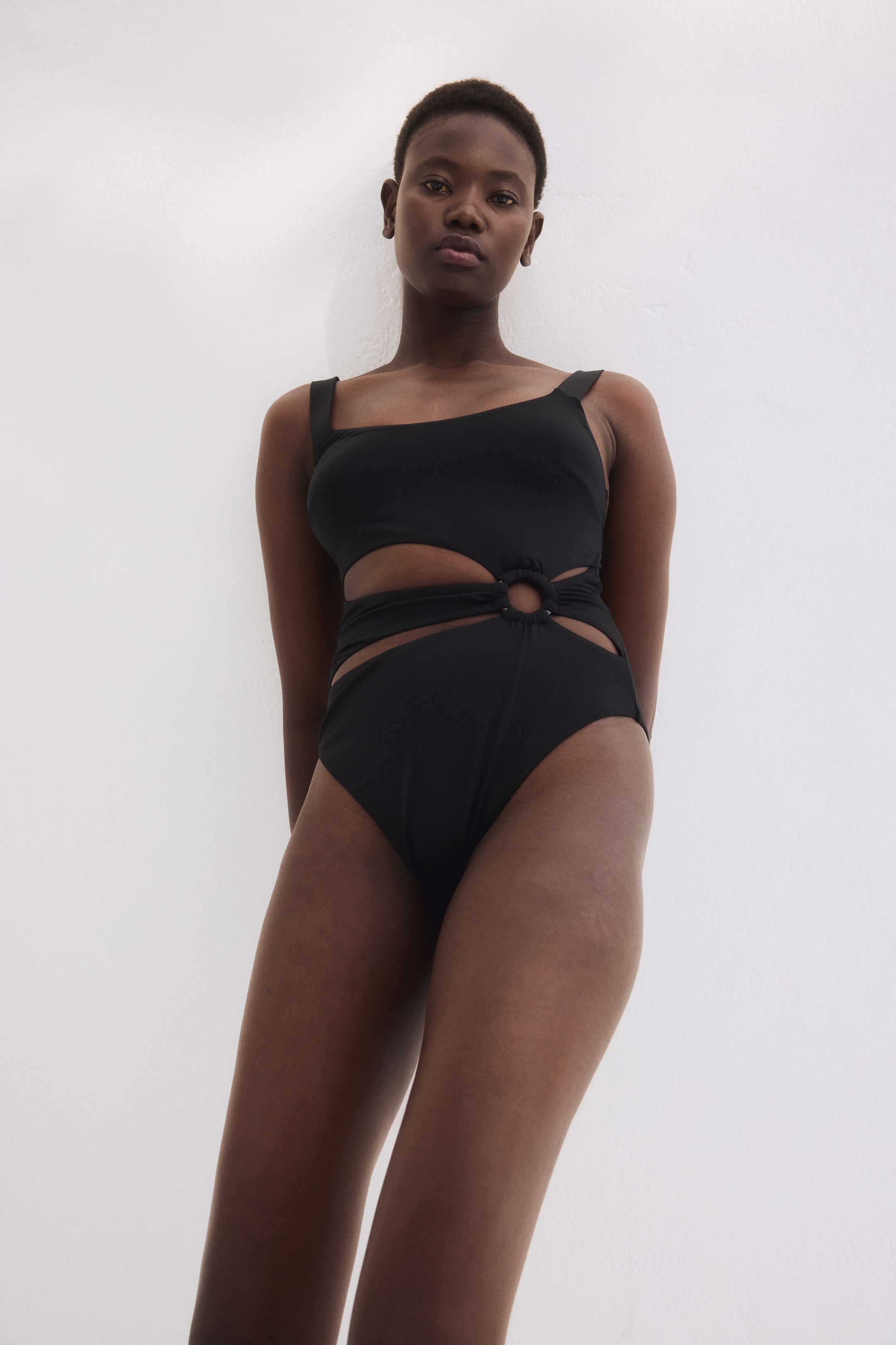 Padded-cup High Leg Swimsuit