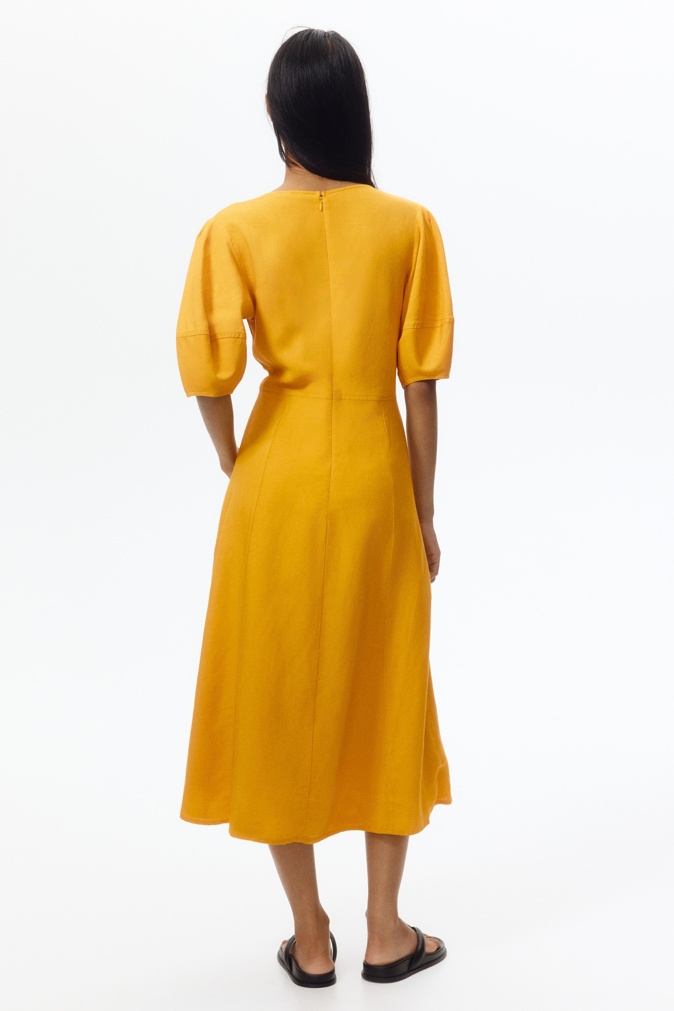 h&m yellow maxi dress Lace-inset chiffon and gathers on shoulders and at front for a puffy look Yellow Maxi Dresses | Satin,